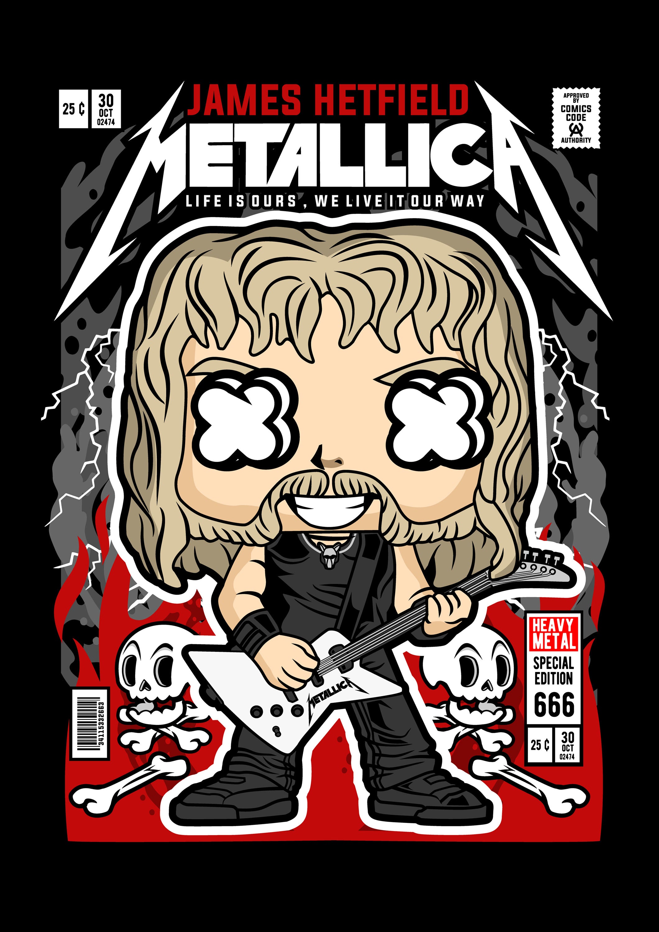 Funko Rock 045 - cuadro decorativo en canvas