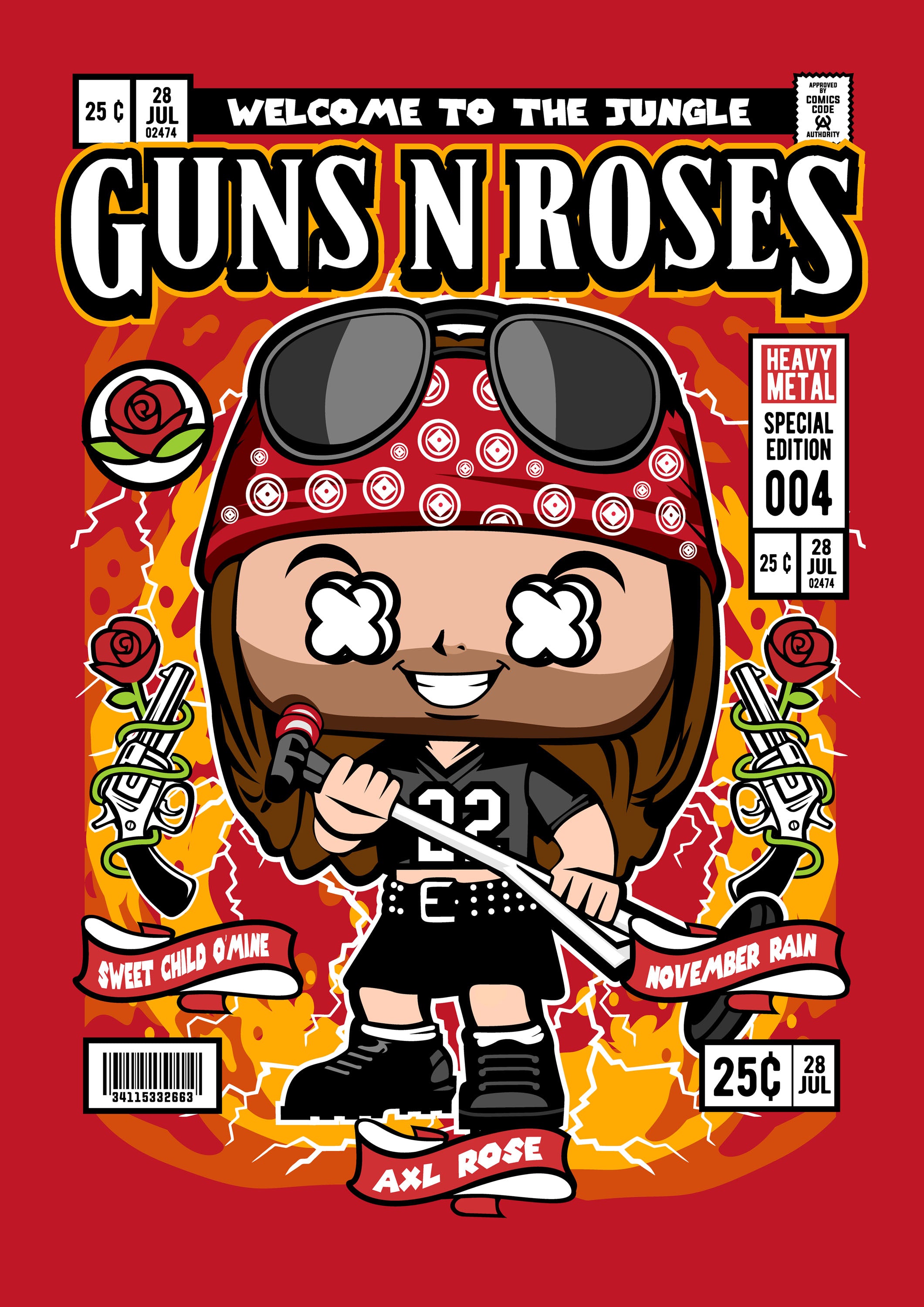 Funko Rock 030 - cuadro decorativo en canvas