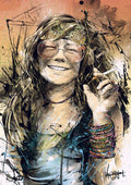 Janis Joplin 002 - cuadro decorativo en canvas