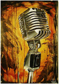 Música Artística 003 - cuadro decorativo en canvas