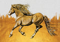 Negro y Dorado 187 - cuadro decorativo en canvas