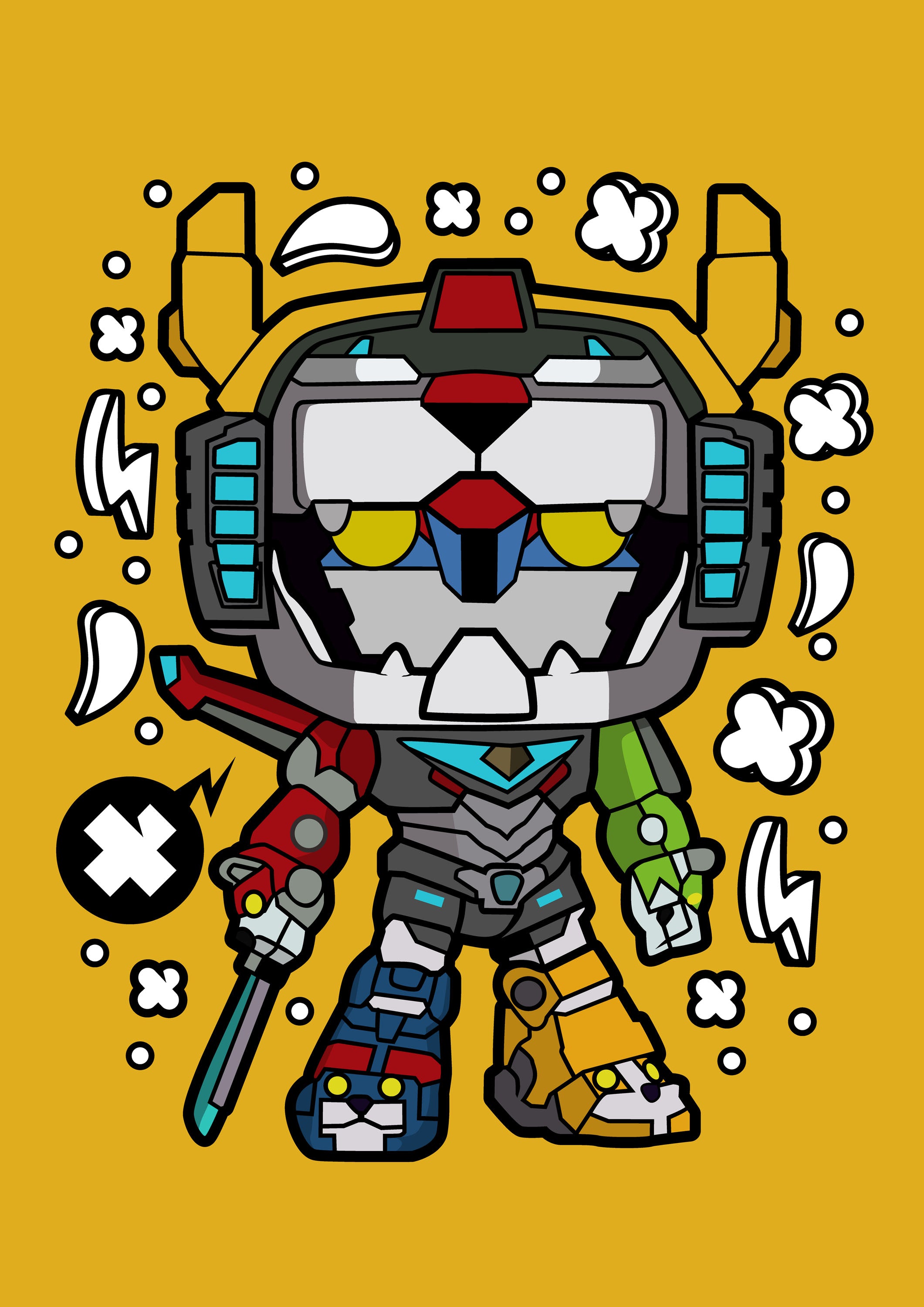 Funko Caricaturas 070 - cuadro decorativo en canvas