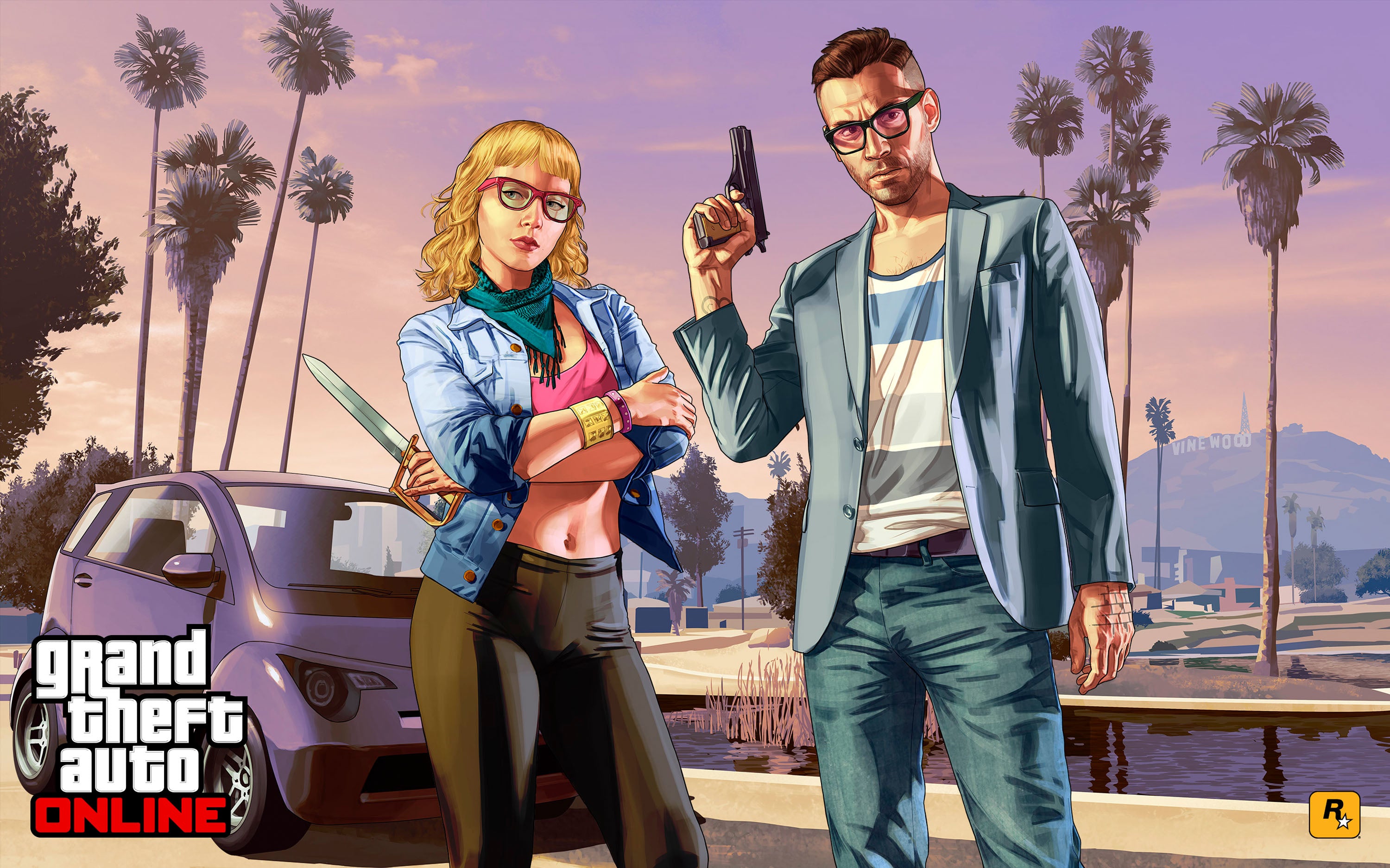 Grand Theft Auto 030 - cuadro gamer decorativo en canvas