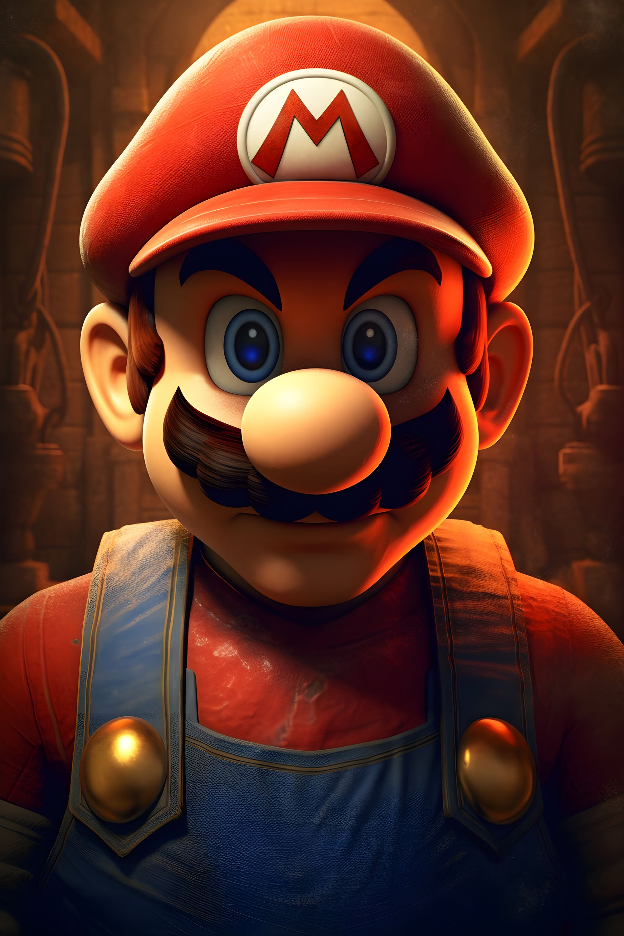 Mario 035 - cuadro gamer decorativo en canvas