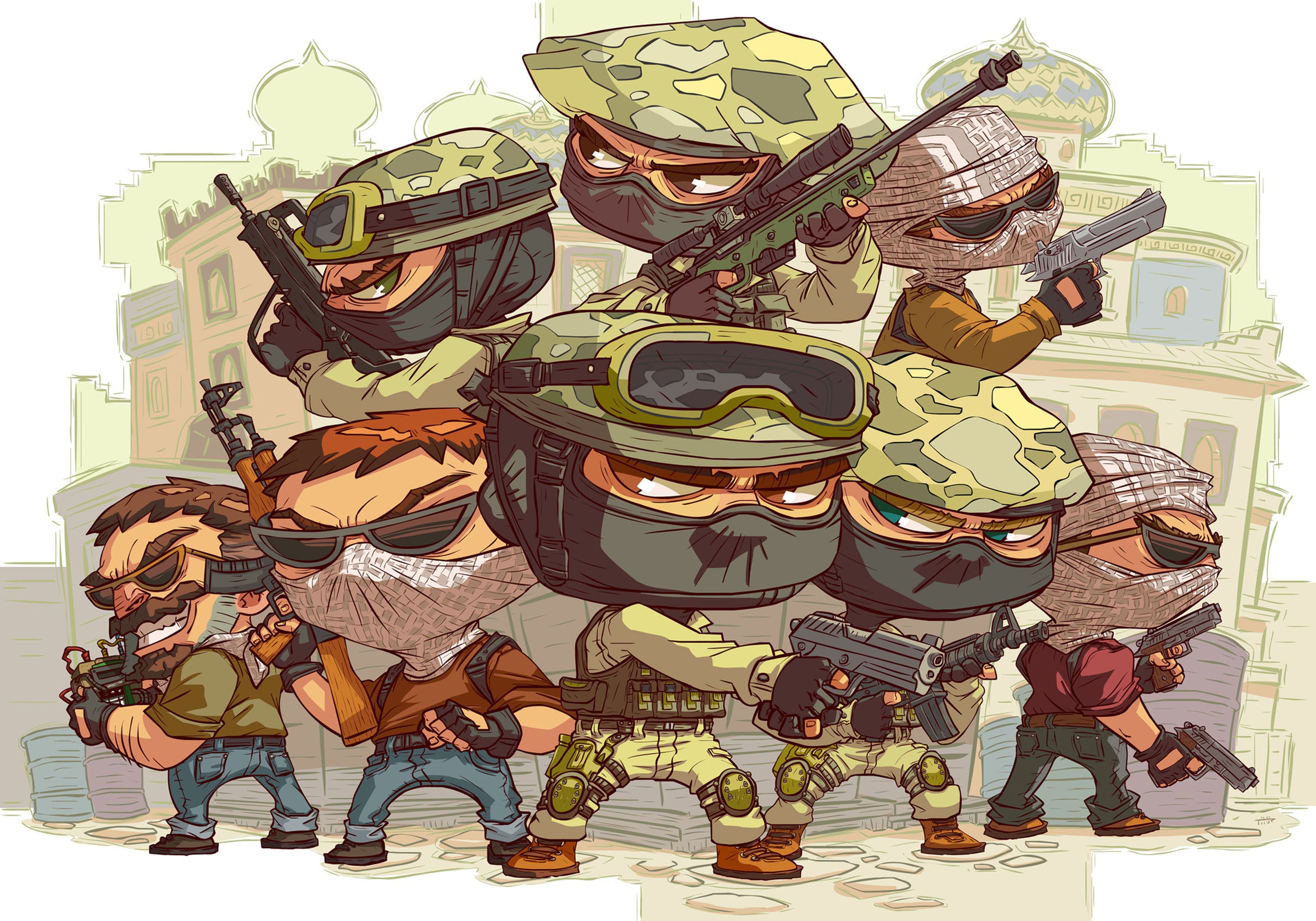 Counter Strike 007 - cuadro gamer decorativo en canvas
