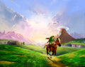 Zelda 006 - cuadro gamer decorativo en canvas