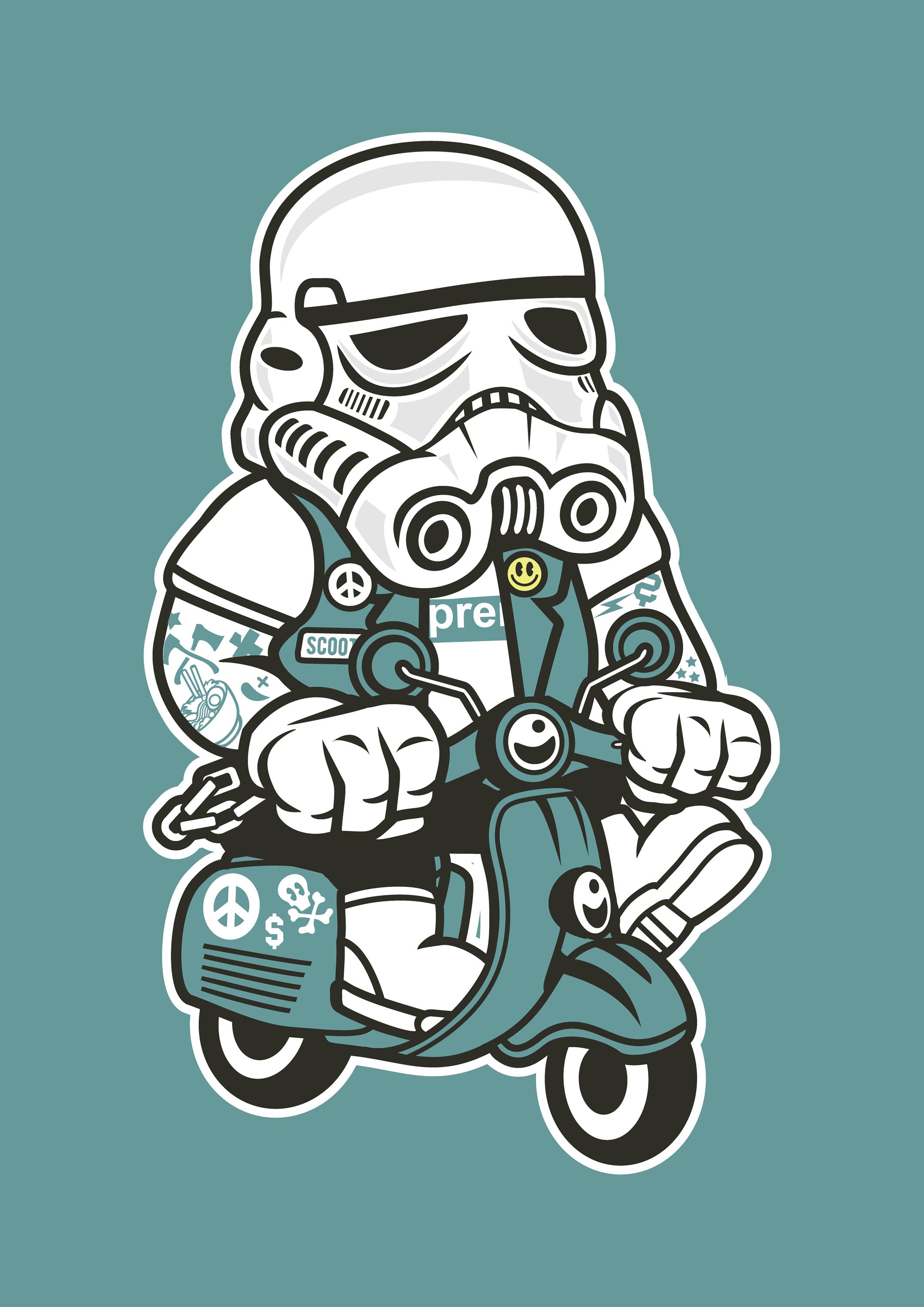 Funko Troopers 054 - cuadro decorativo en canvas