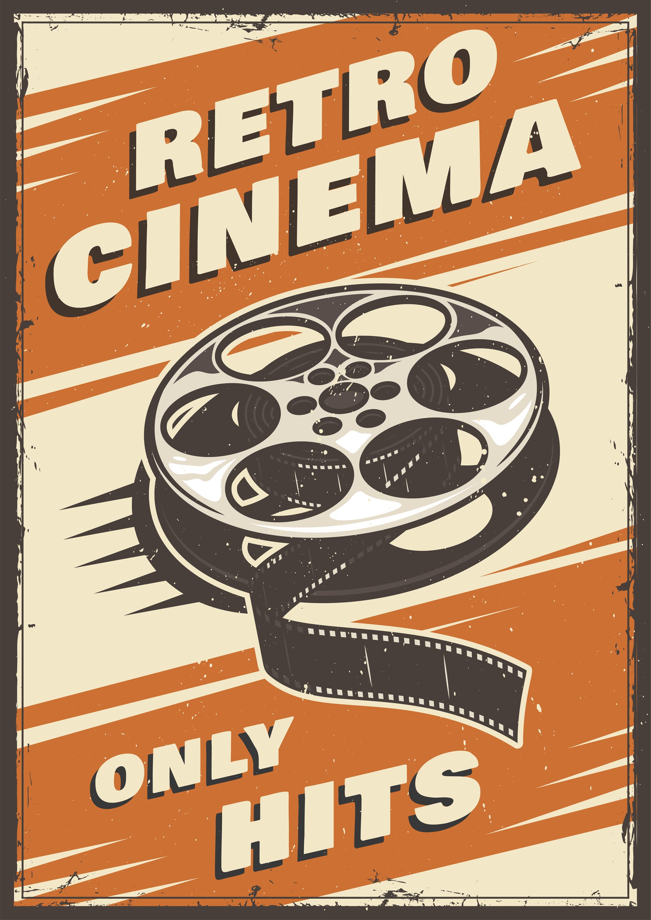 Cine 008 - cuadro decorativo en canvas