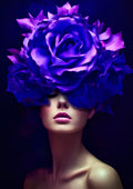 Mujer floral 057 - Cuadro canvas Canvaradas