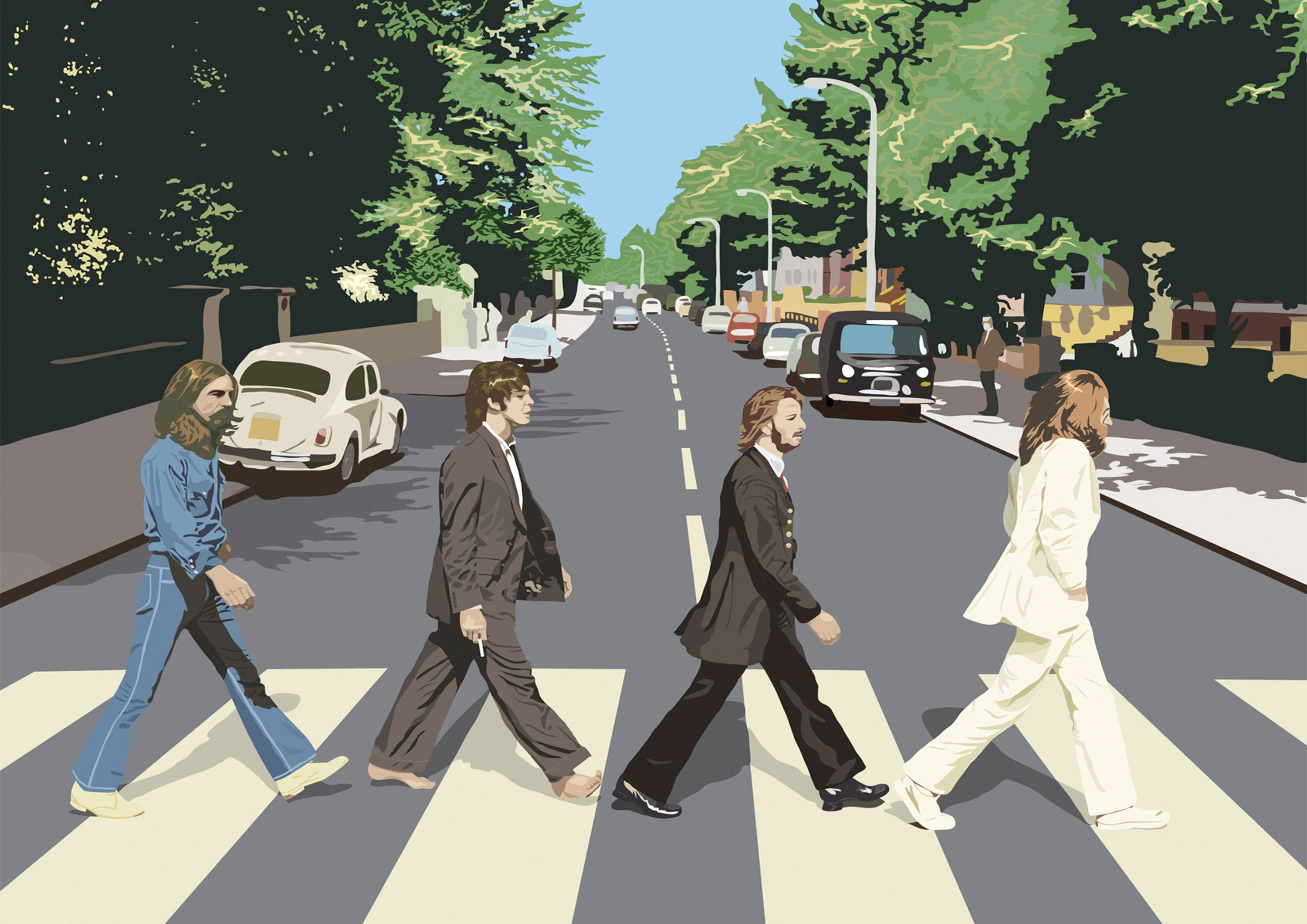 The Beatles 004 - cuadro decorativo en canvas