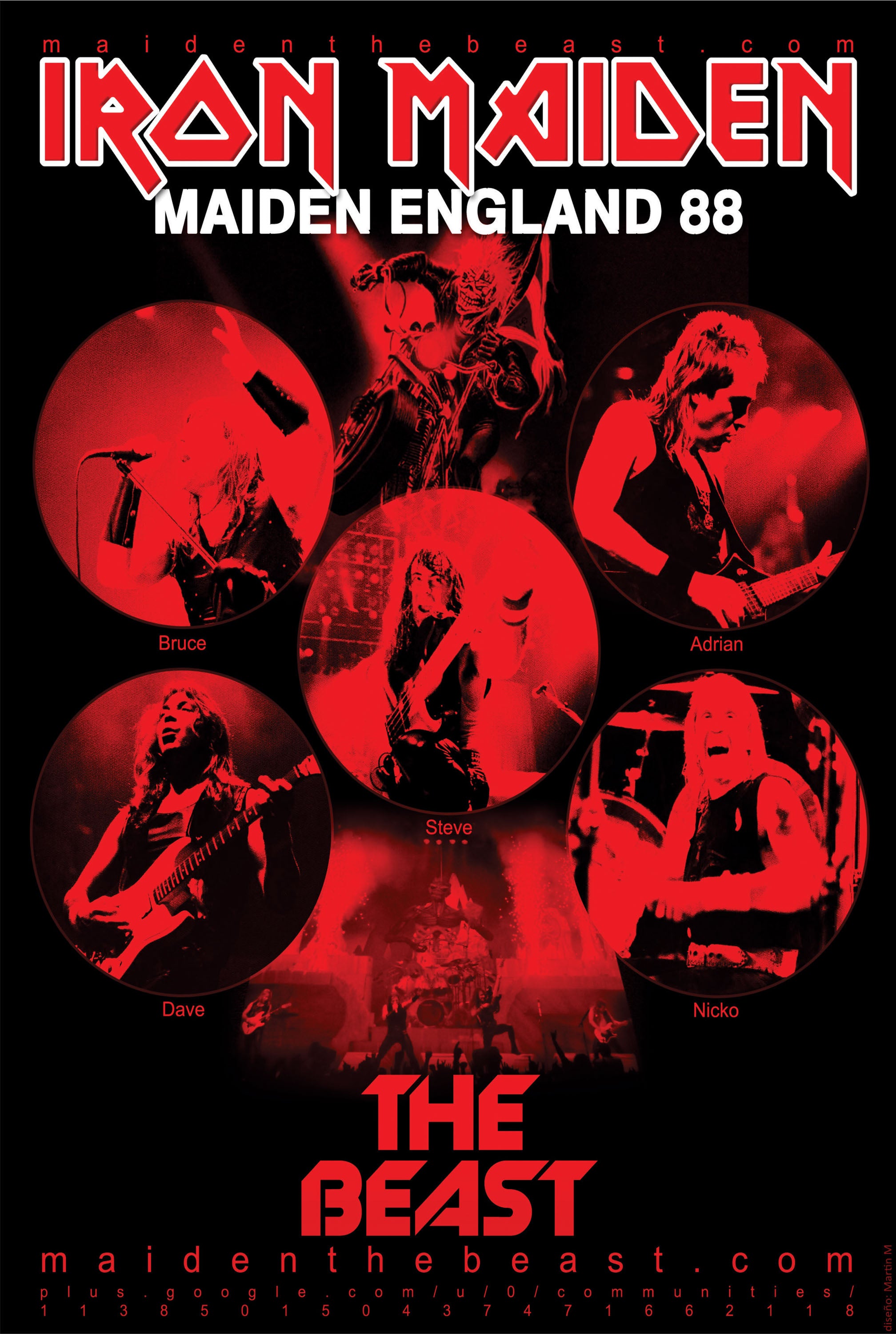 Iron Maiden 007 - cuadro decorativo en canvas