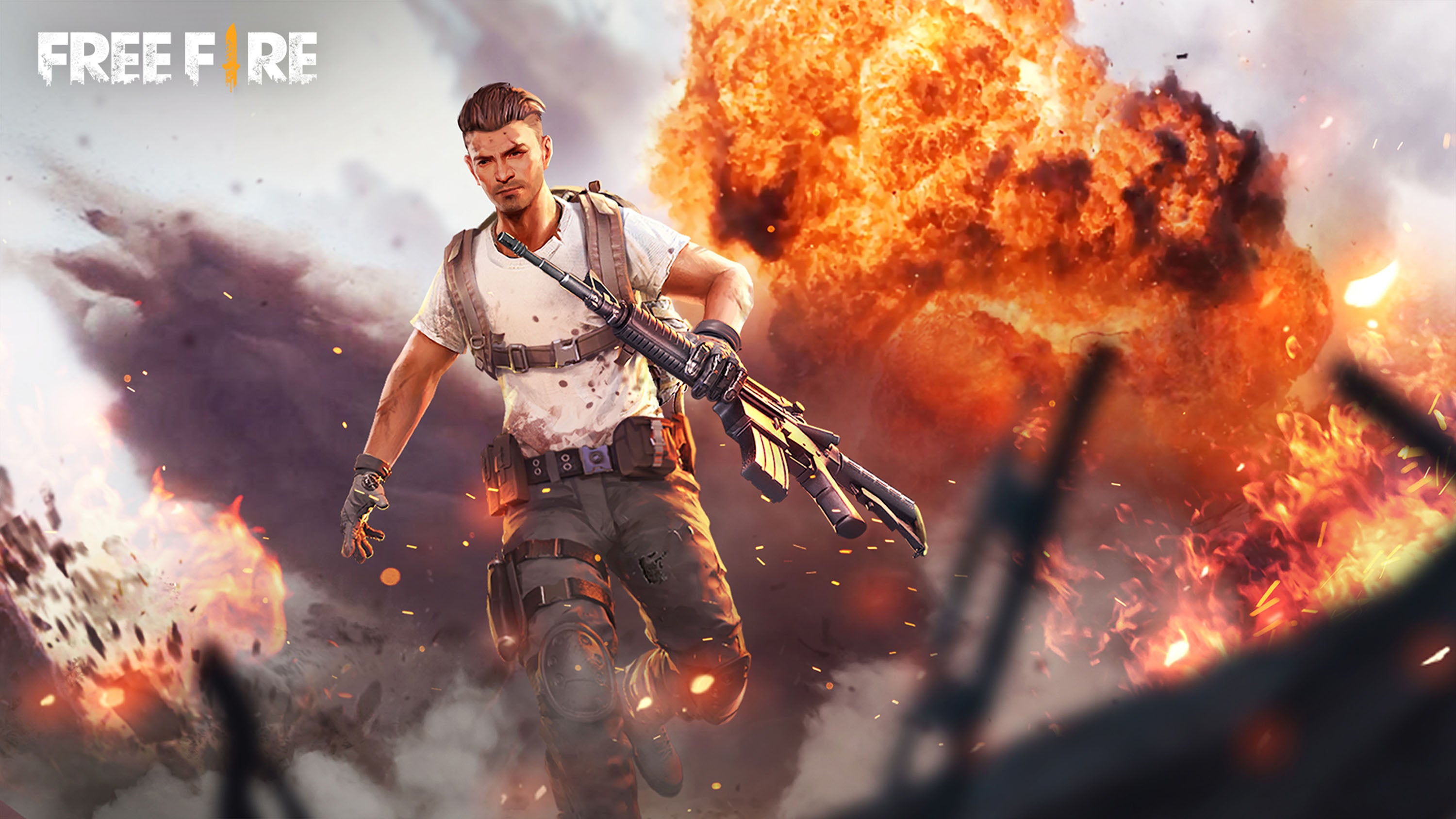 Free Fire 012 - cuadro gamer decorativo en canvas