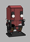 Funko Lego 011 - cuadro decorativo en canvas