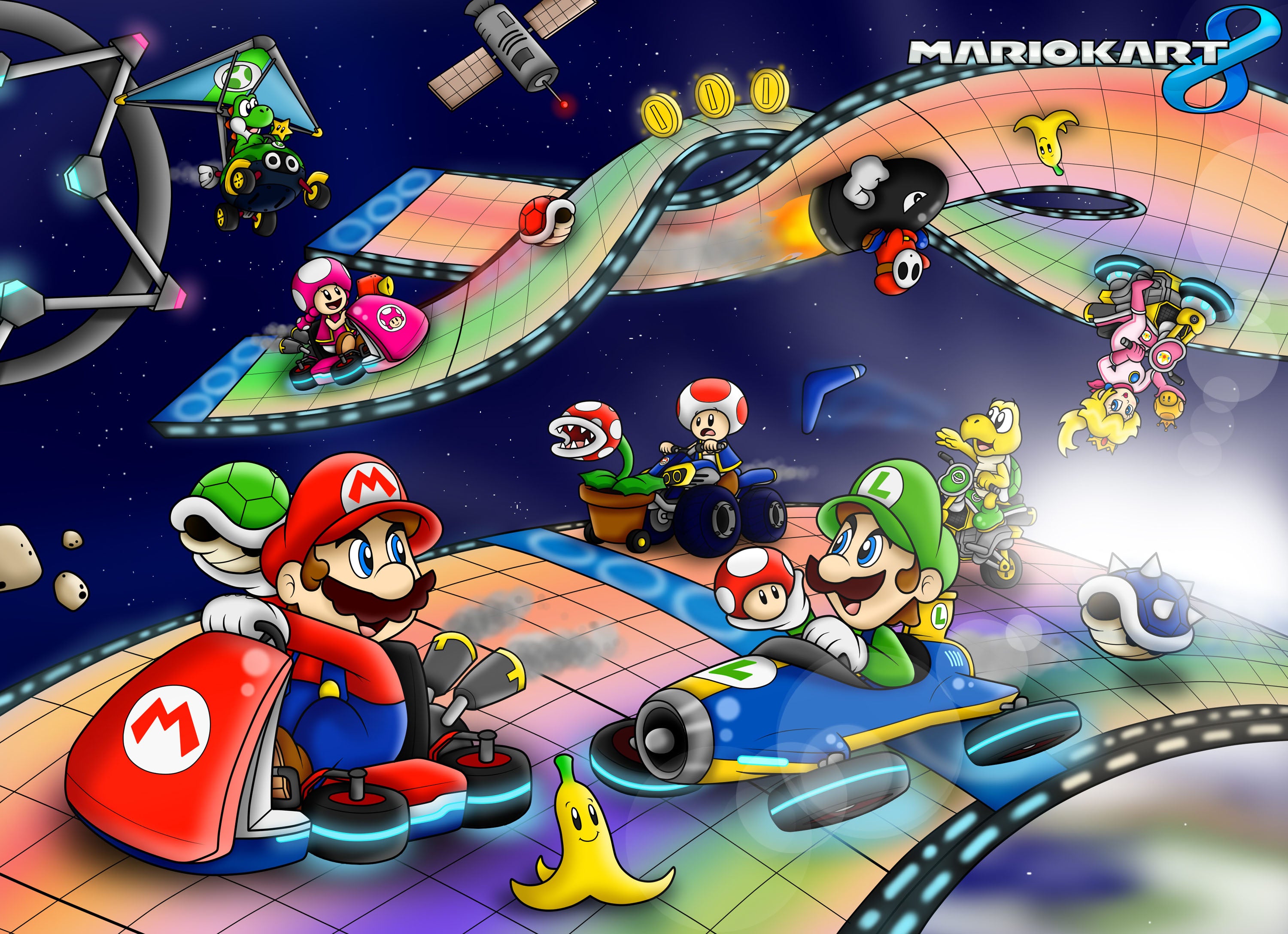 Mario 022 - cuadro gamer decorativo en canvas