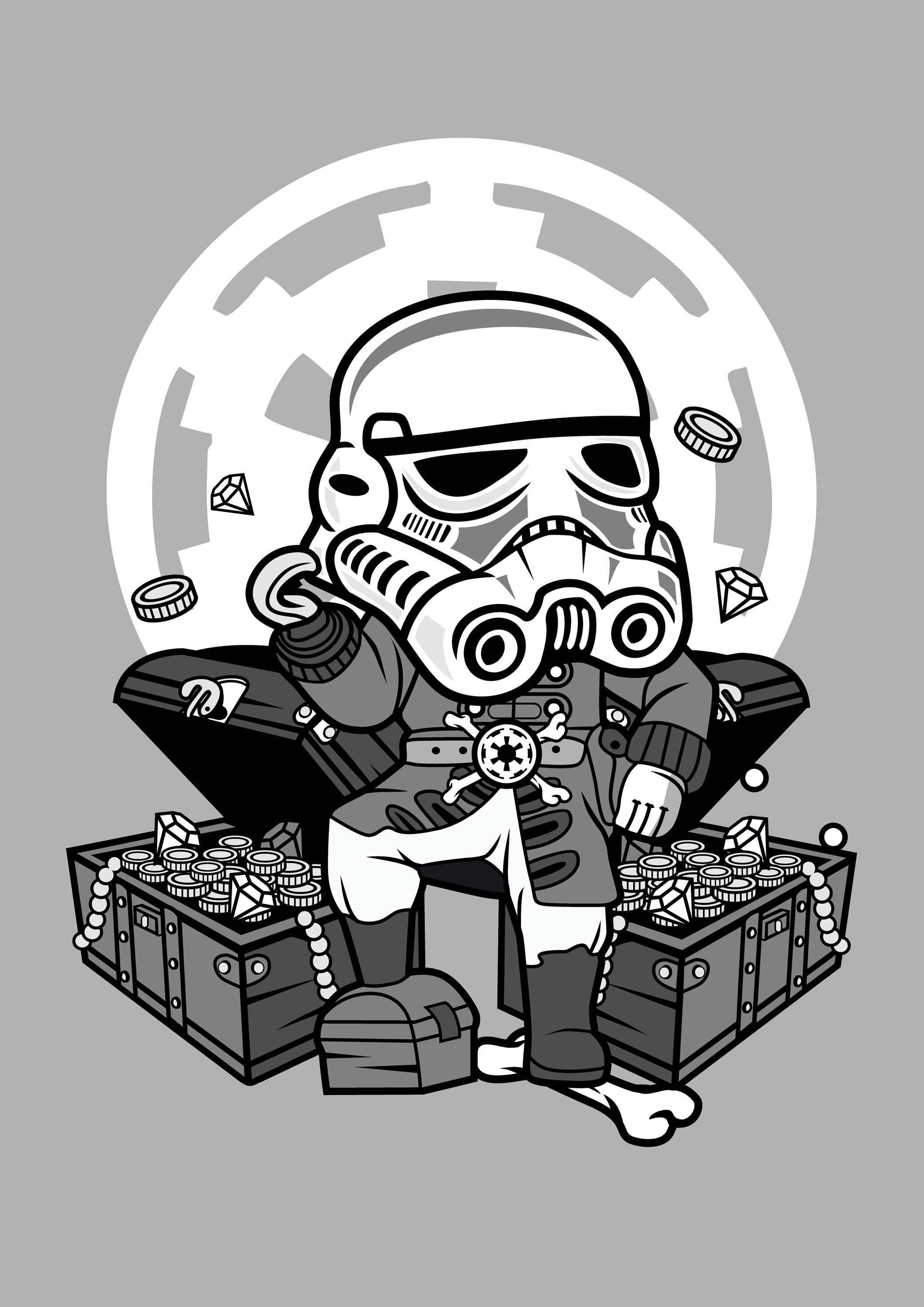 Funko Troopers 014 - cuadro decorativo en canvas