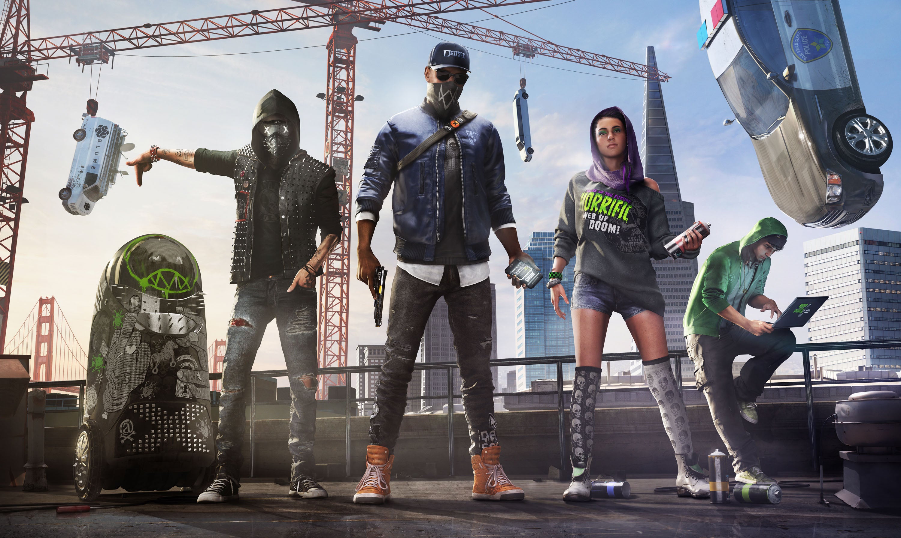 Watch Dogs 005 - cuadro gamer decorativo en canvas