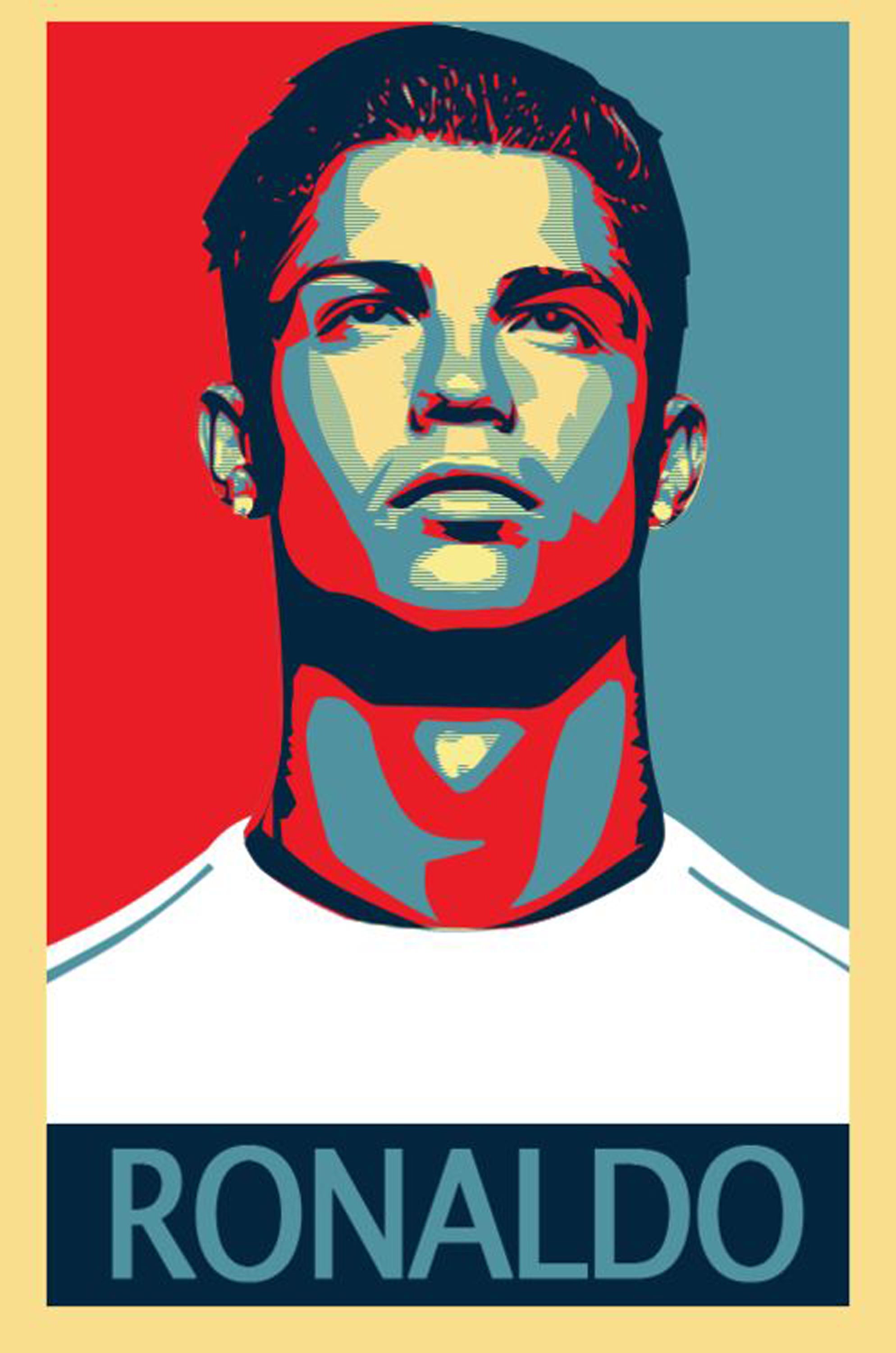 Estrellas del Fútbol 011 - cuadro decorativo en canvas