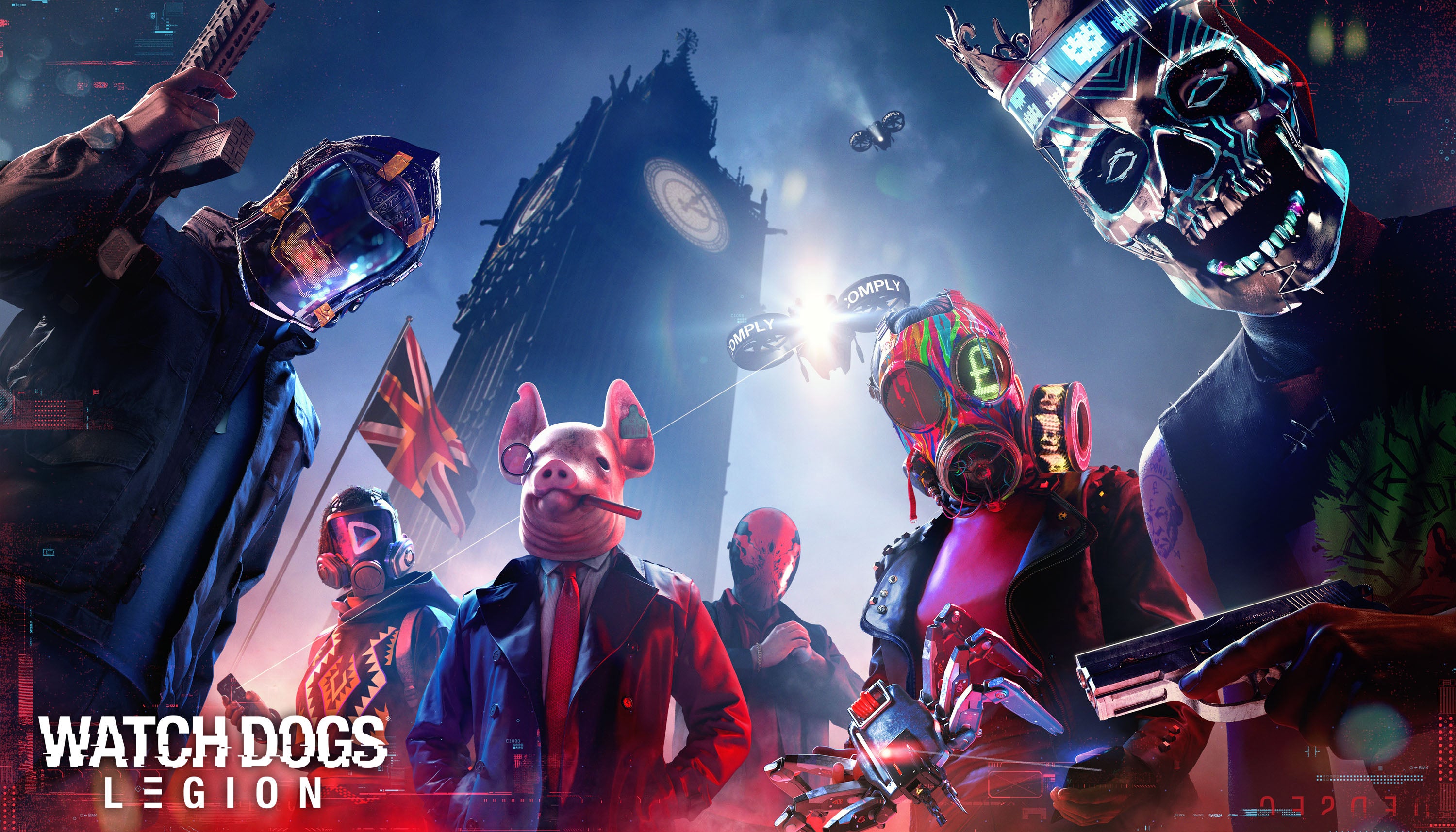 Watch Dogs 002 - cuadro gamer decorativo en canvas