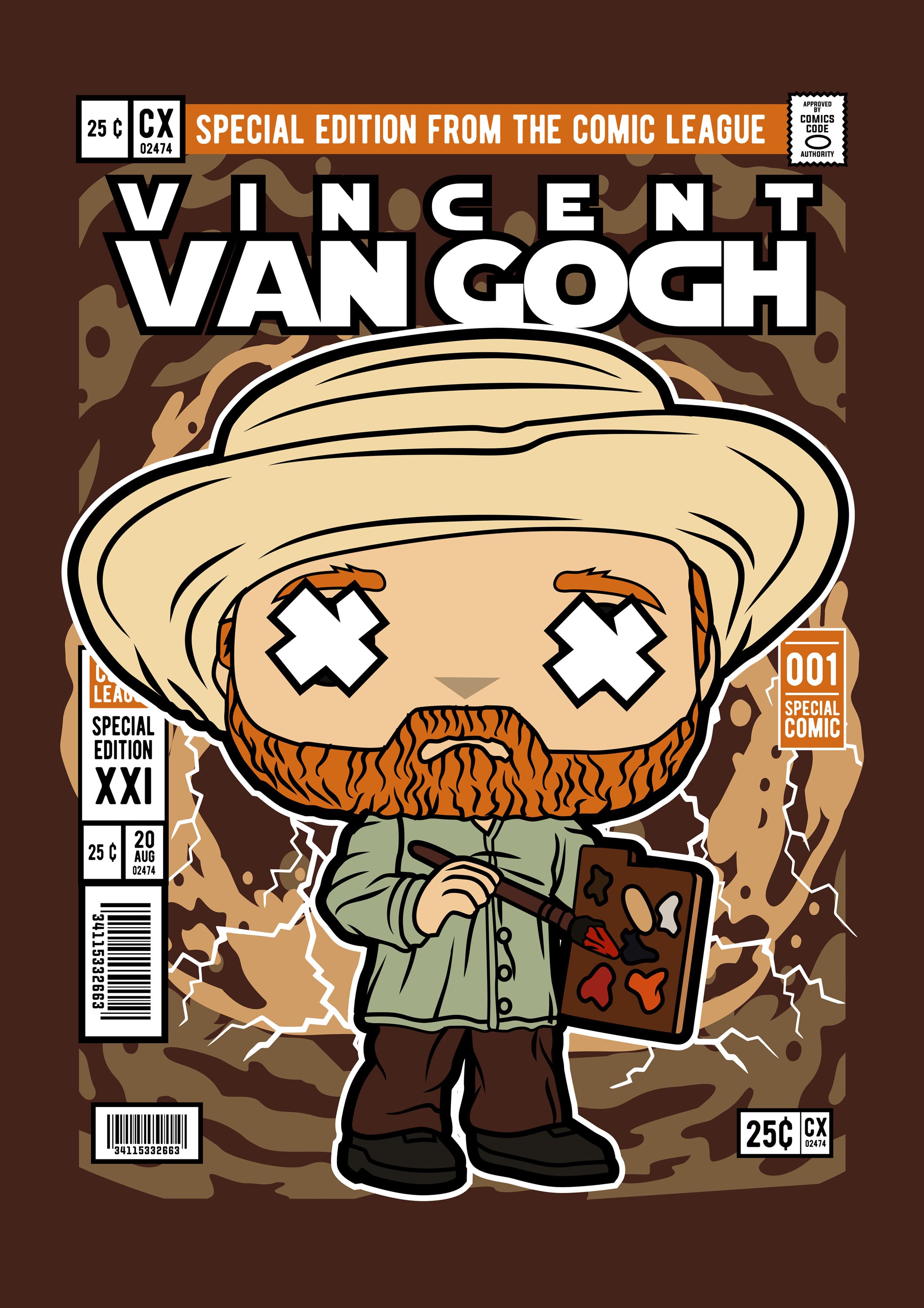 Funko Estrellas Pop 037 - cuadro decorativo en canvas