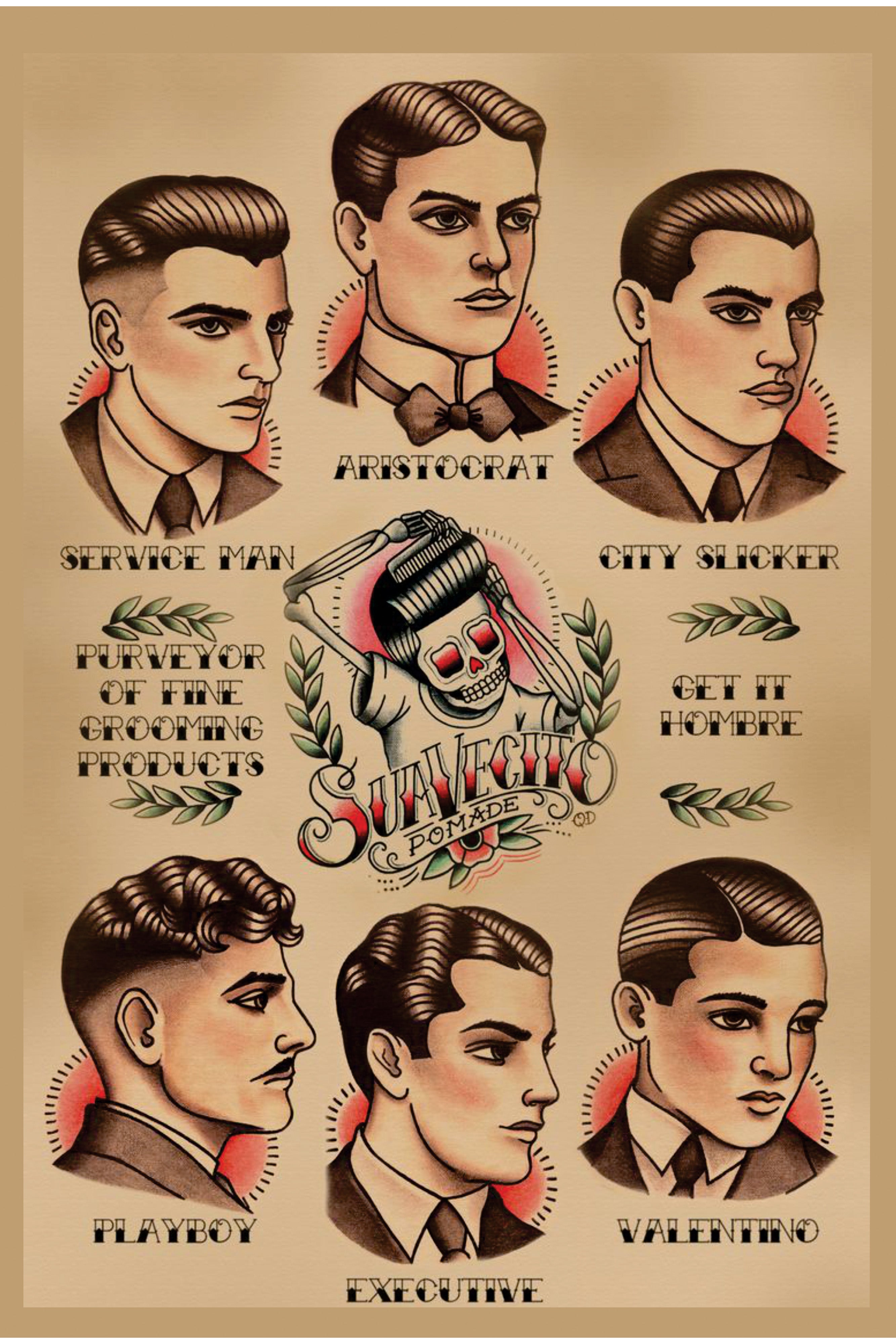 Barbería 101 - Cuadro canvas Canvaradas