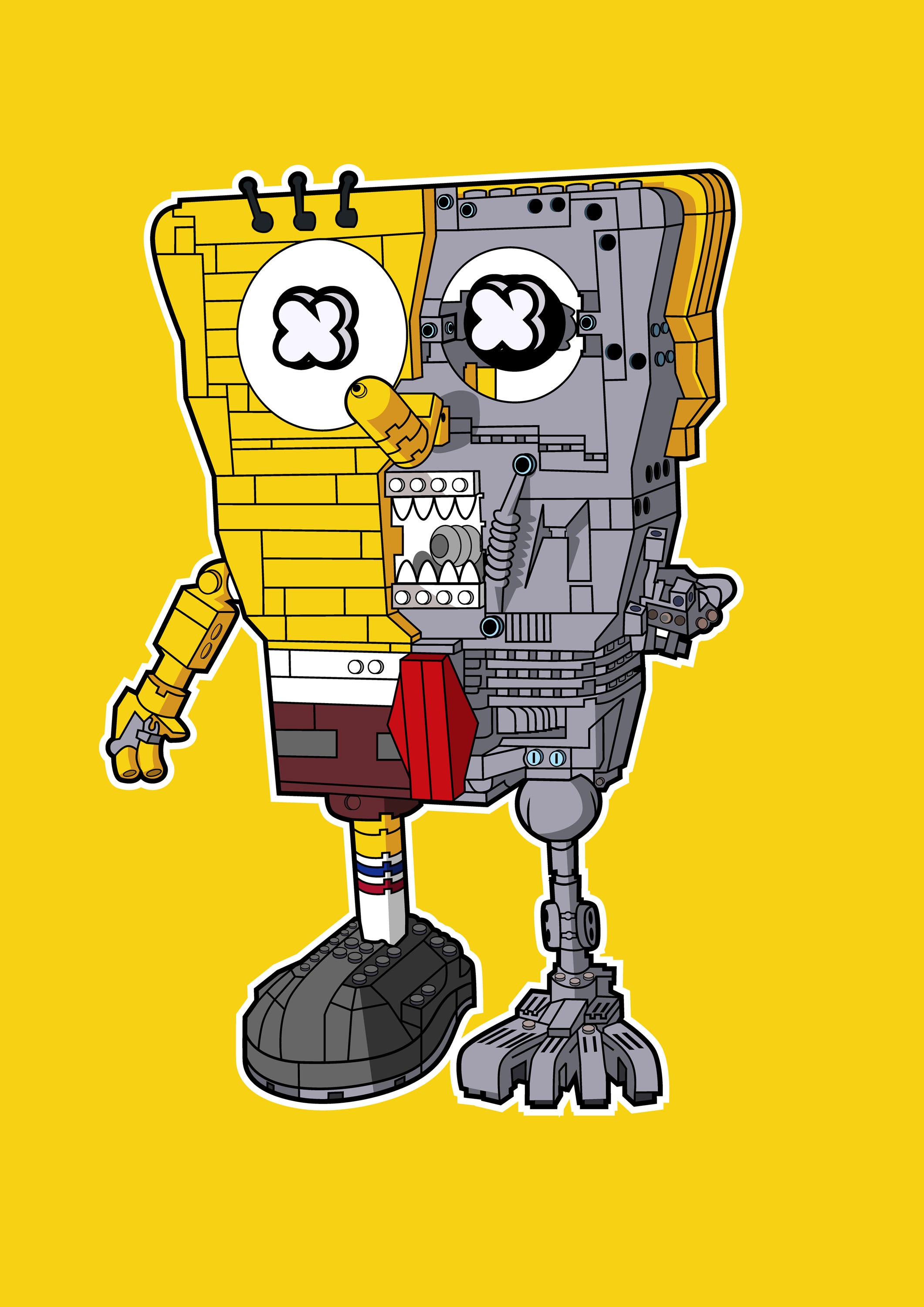 Funko Caricaturas 034 - cuadro decorativo en canvas