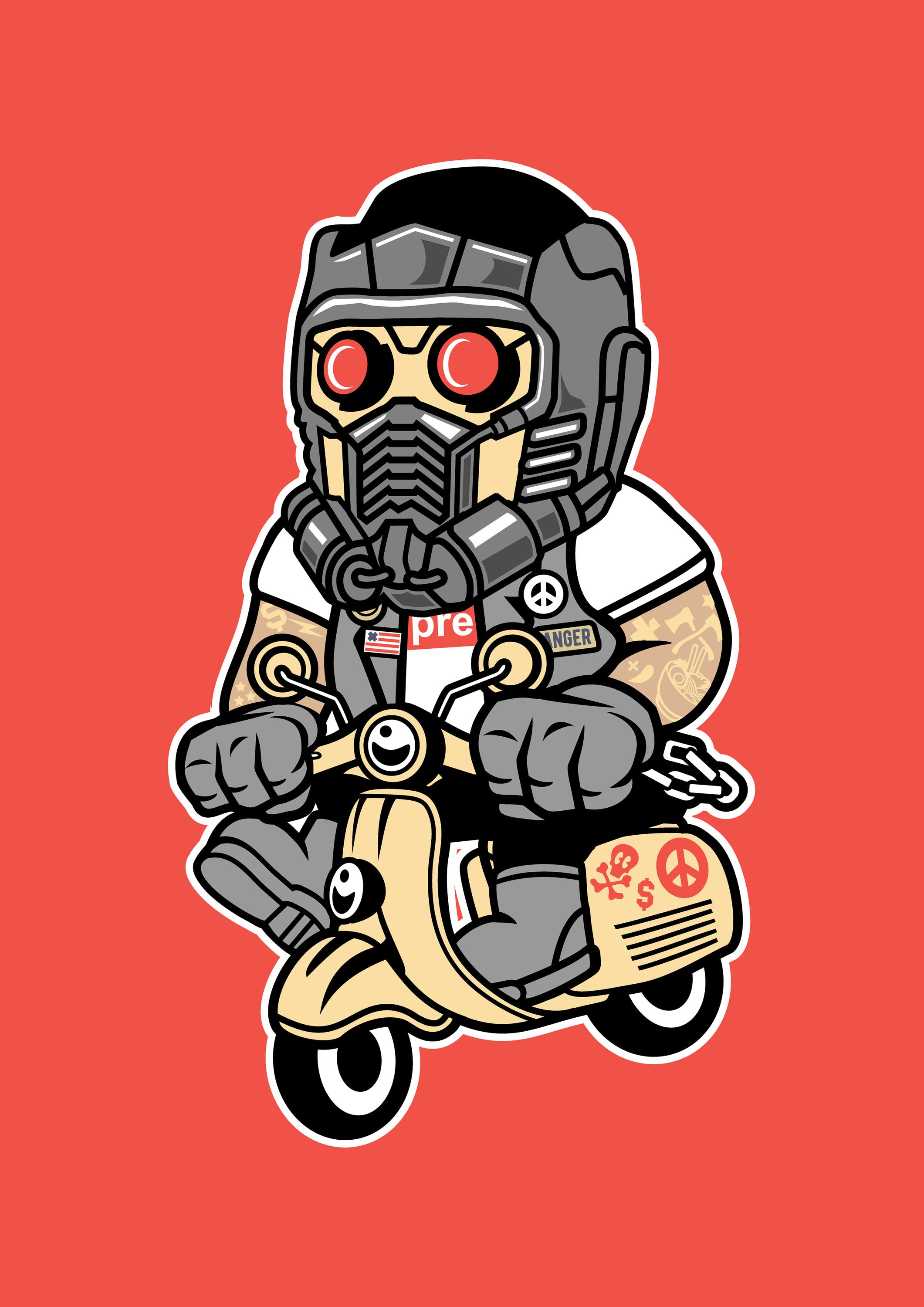 Funko Marvel 100 - cuadro decorativo en canvas