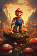 Mario 037 - cuadro gamer decorativo en canvas