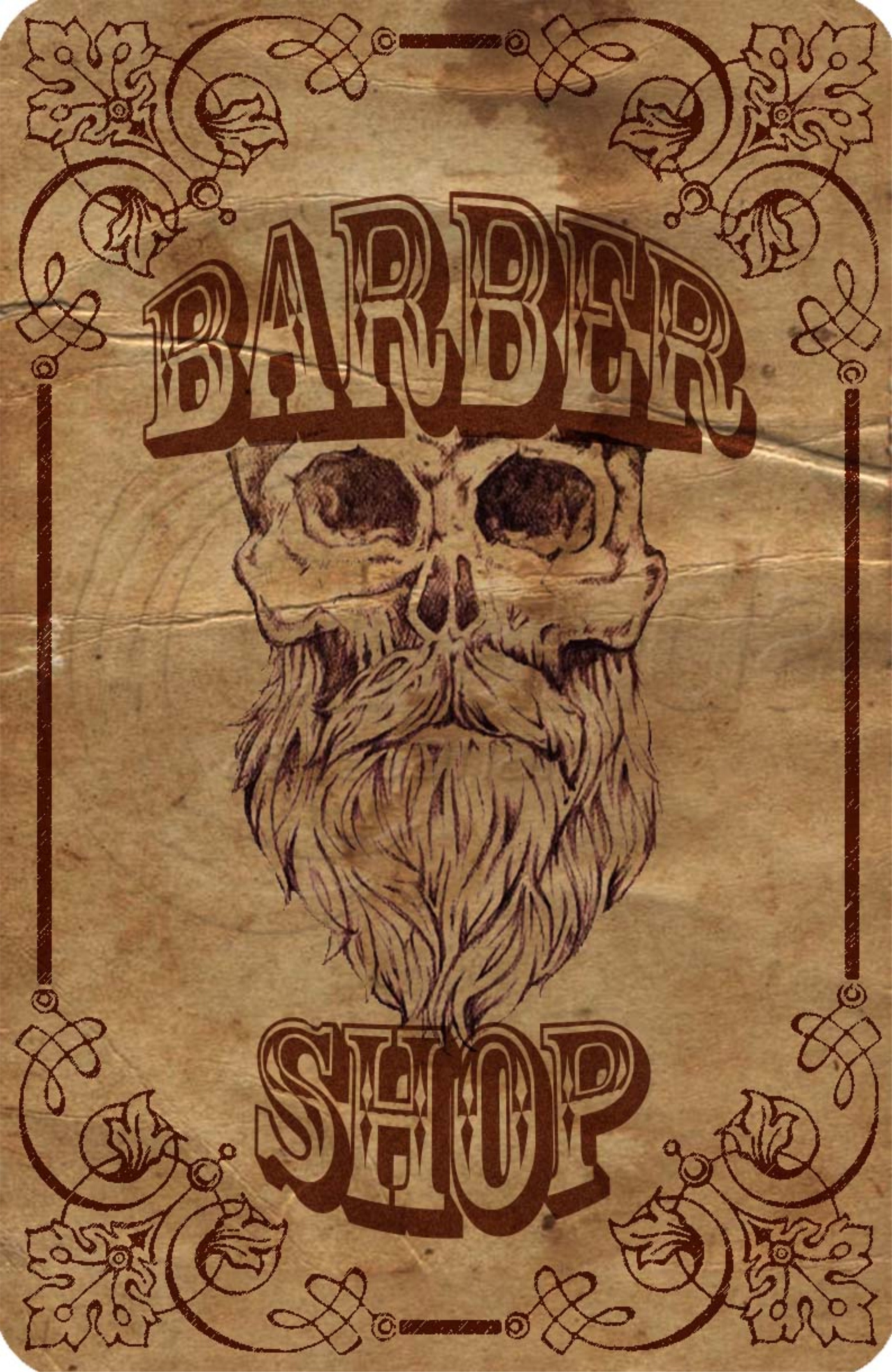 Barbería 015 - Cuadro canvas Canvaradas