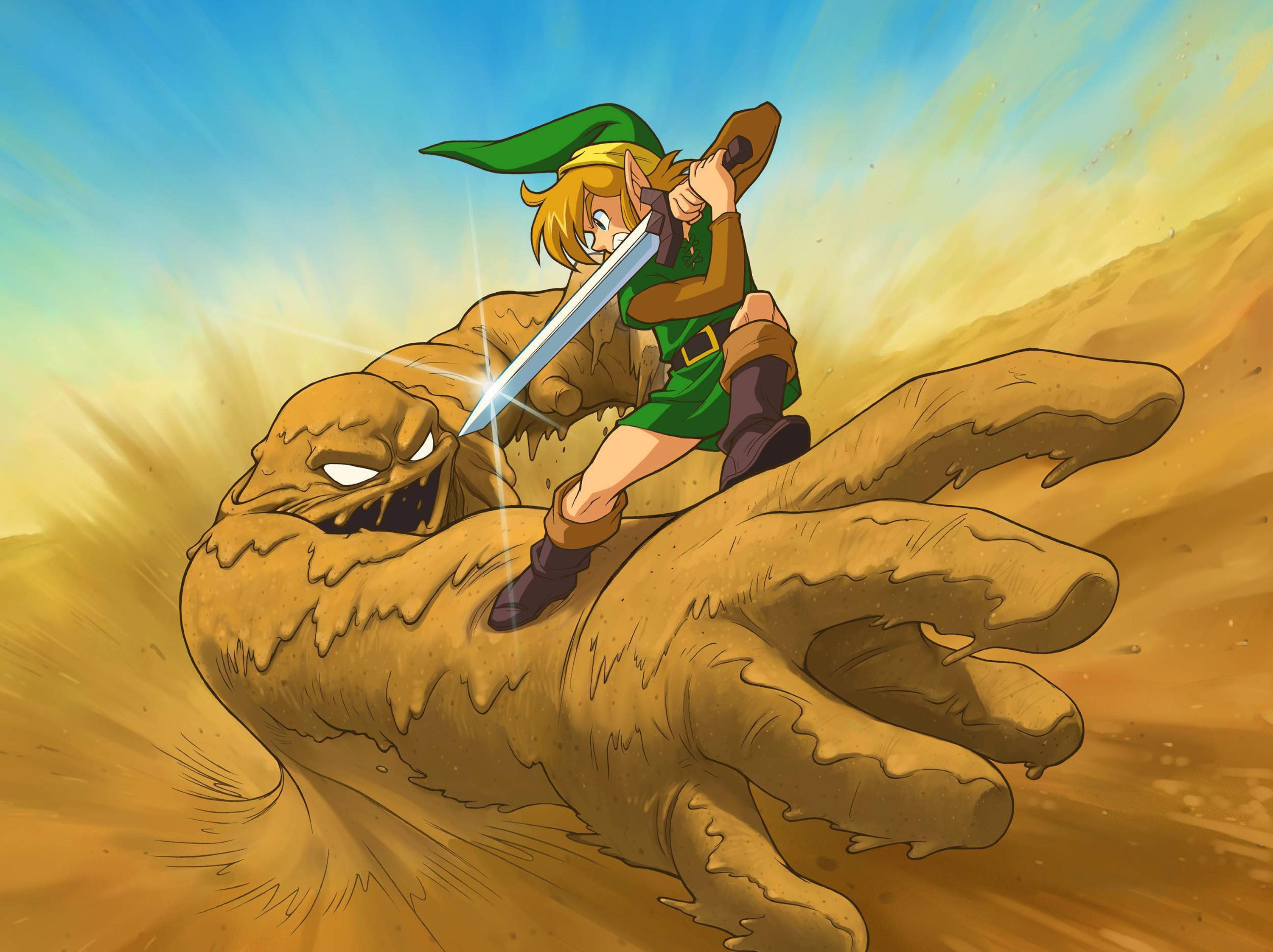 Zelda 007 - cuadro gamer decorativo en canvas