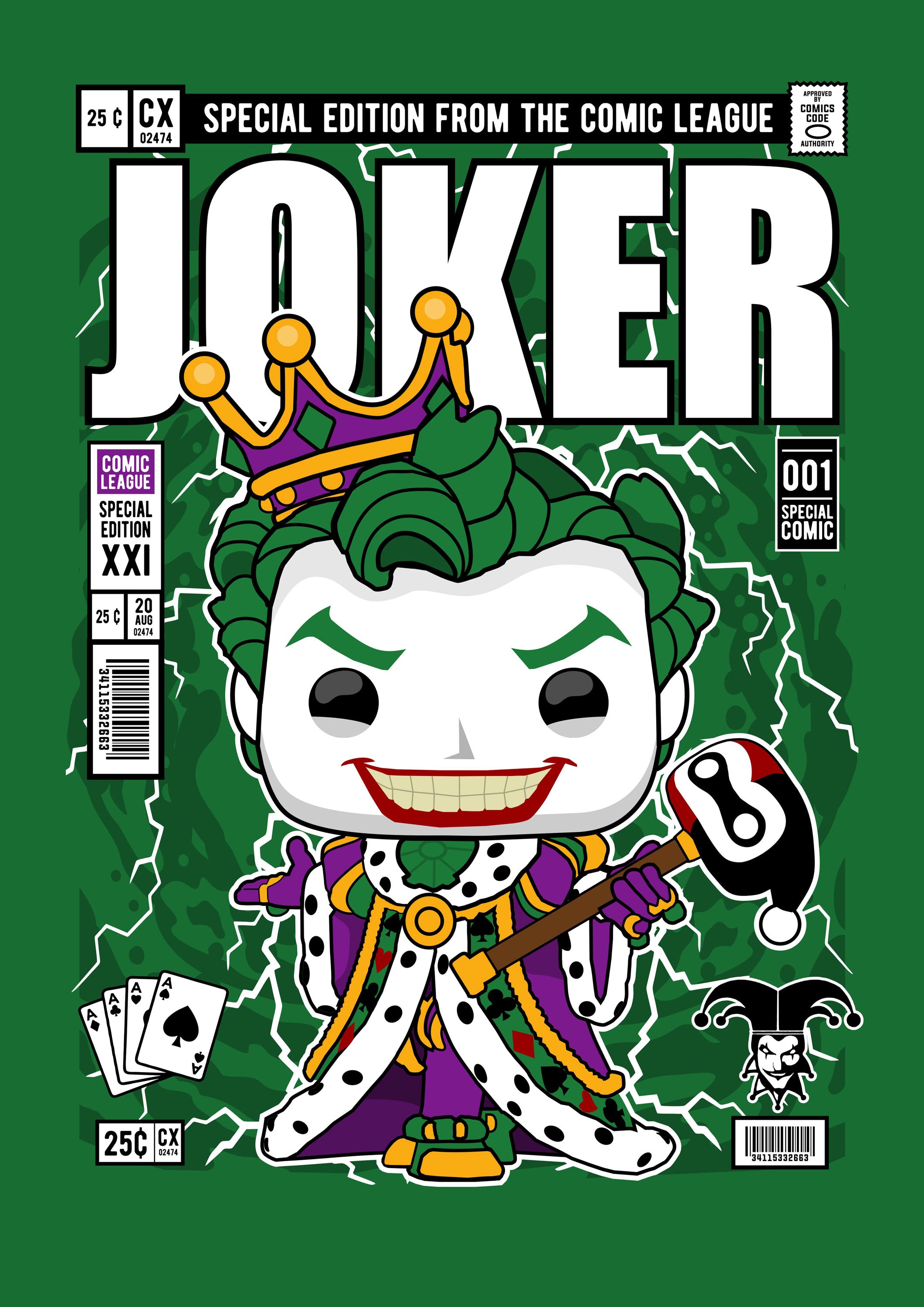 Funko DC Comics 020 - cuadro decorativo en canvas
