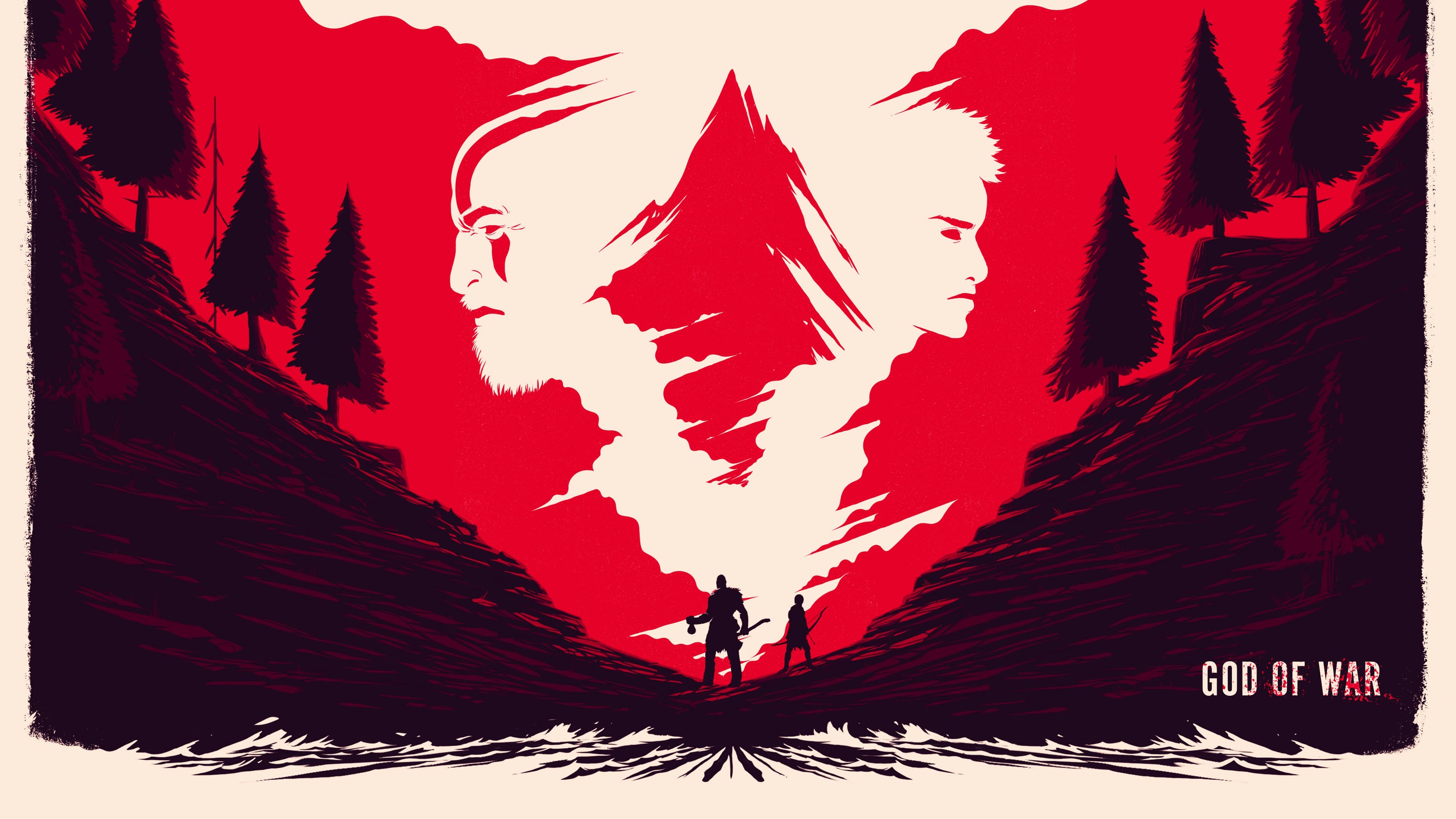 God of War 030 - cuadro gamer decorativo en canvas