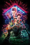 Stranger Things 001 - cuadro decorativo en canvas