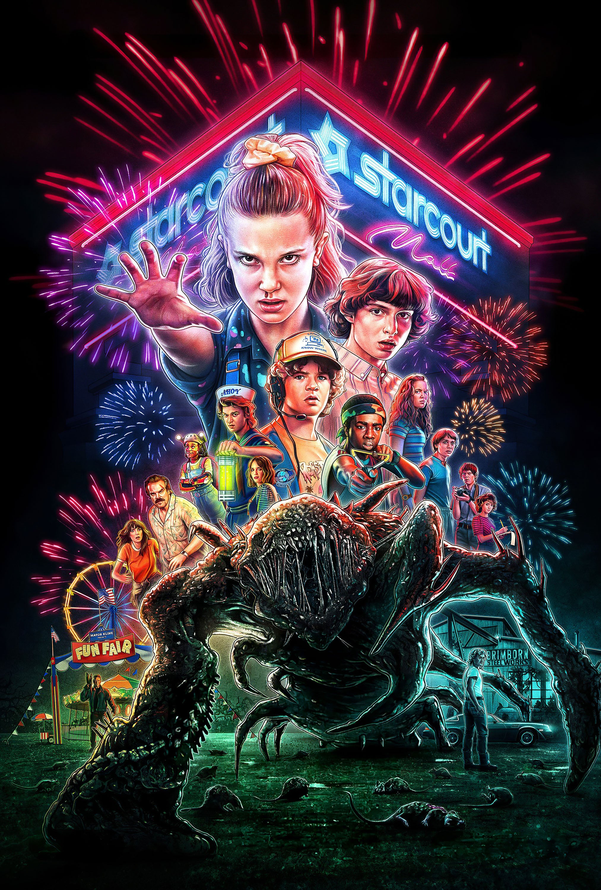 Stranger Things 001 - cuadro decorativo en canvas