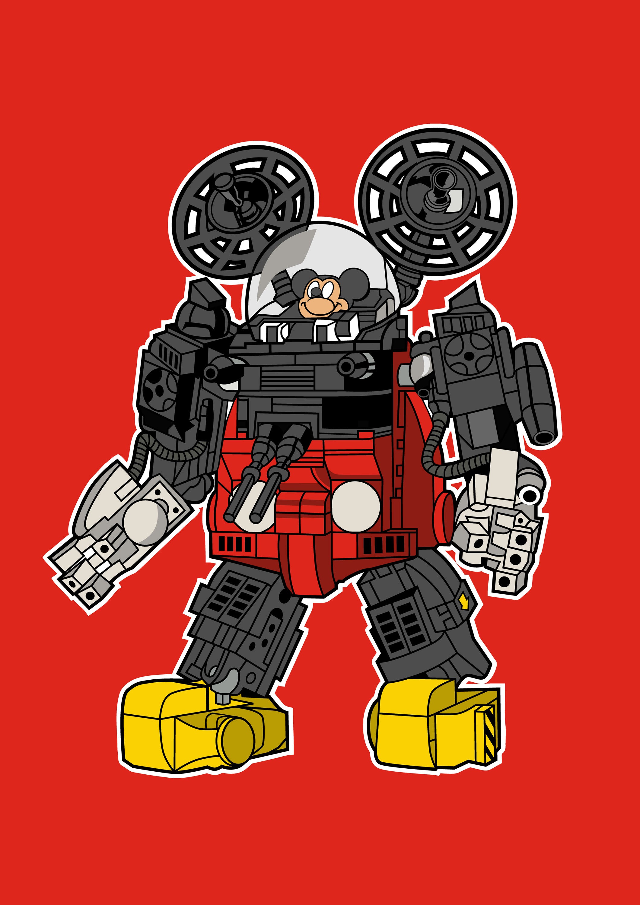 Funko Caricaturas 047 - cuadro decorativo en canvas