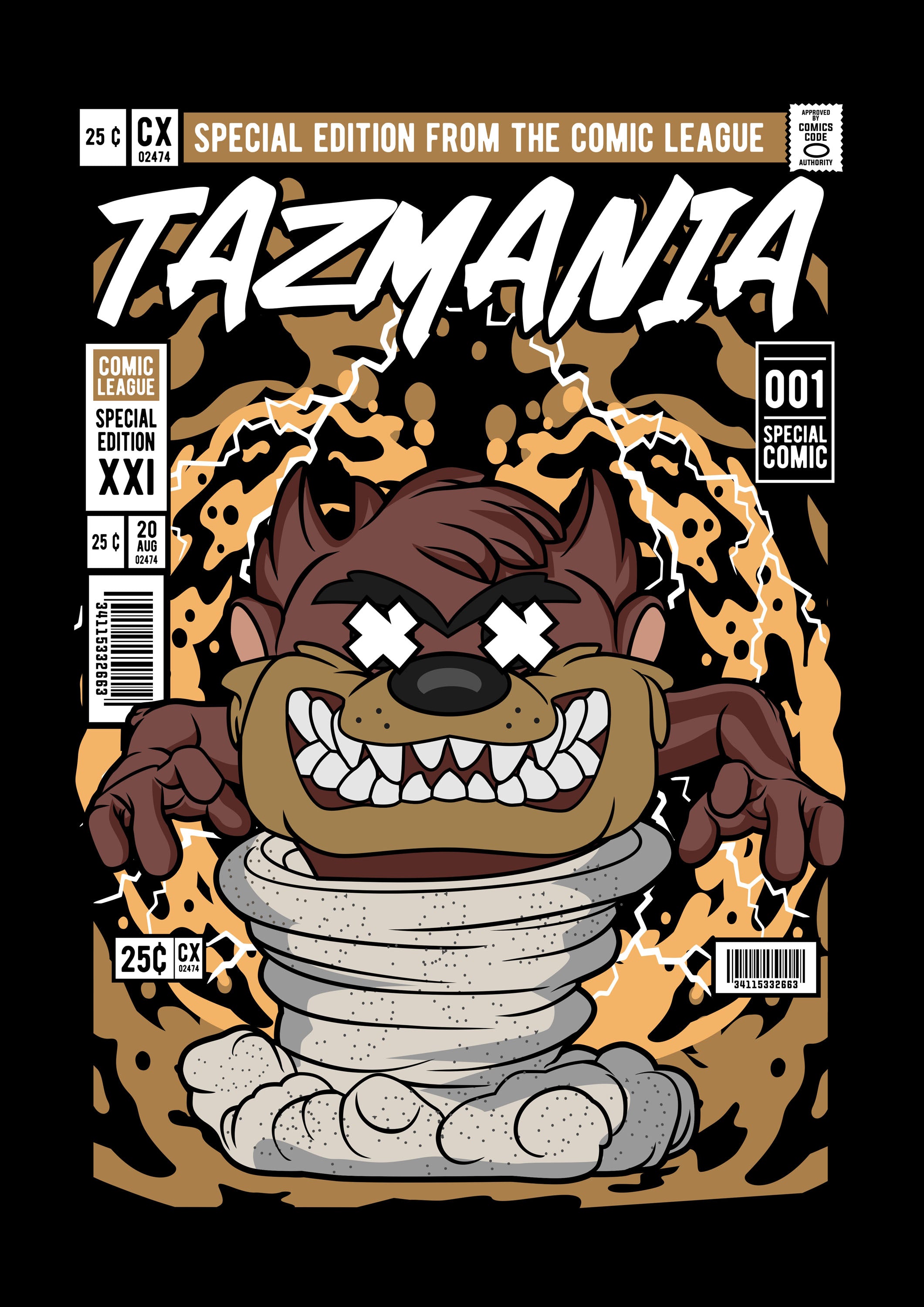 Funko Caricaturas 007 - cuadro decorativo en canvas
