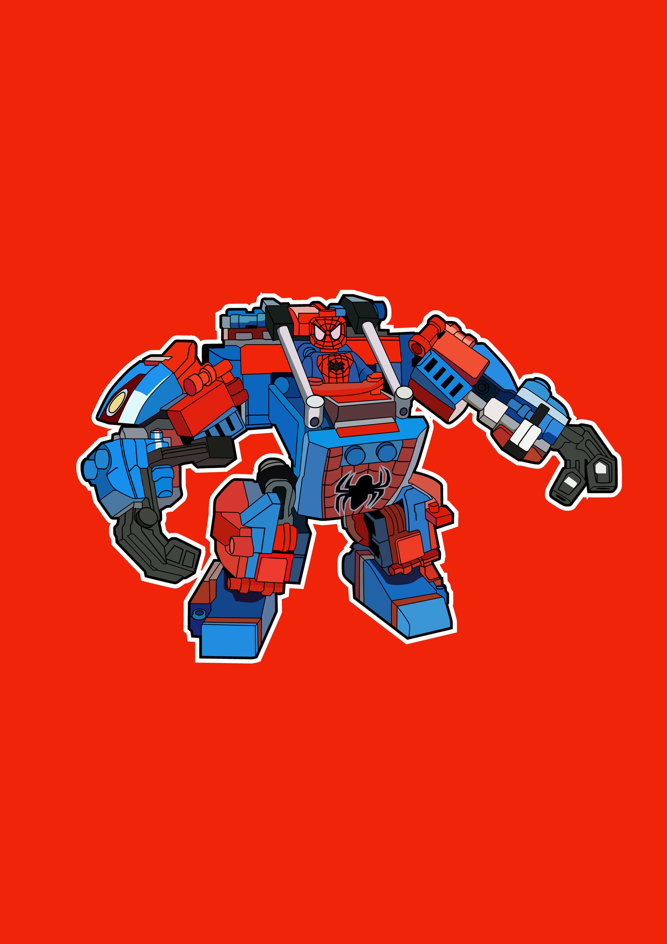 Funko Lego 037 - cuadro decorativo en canvas