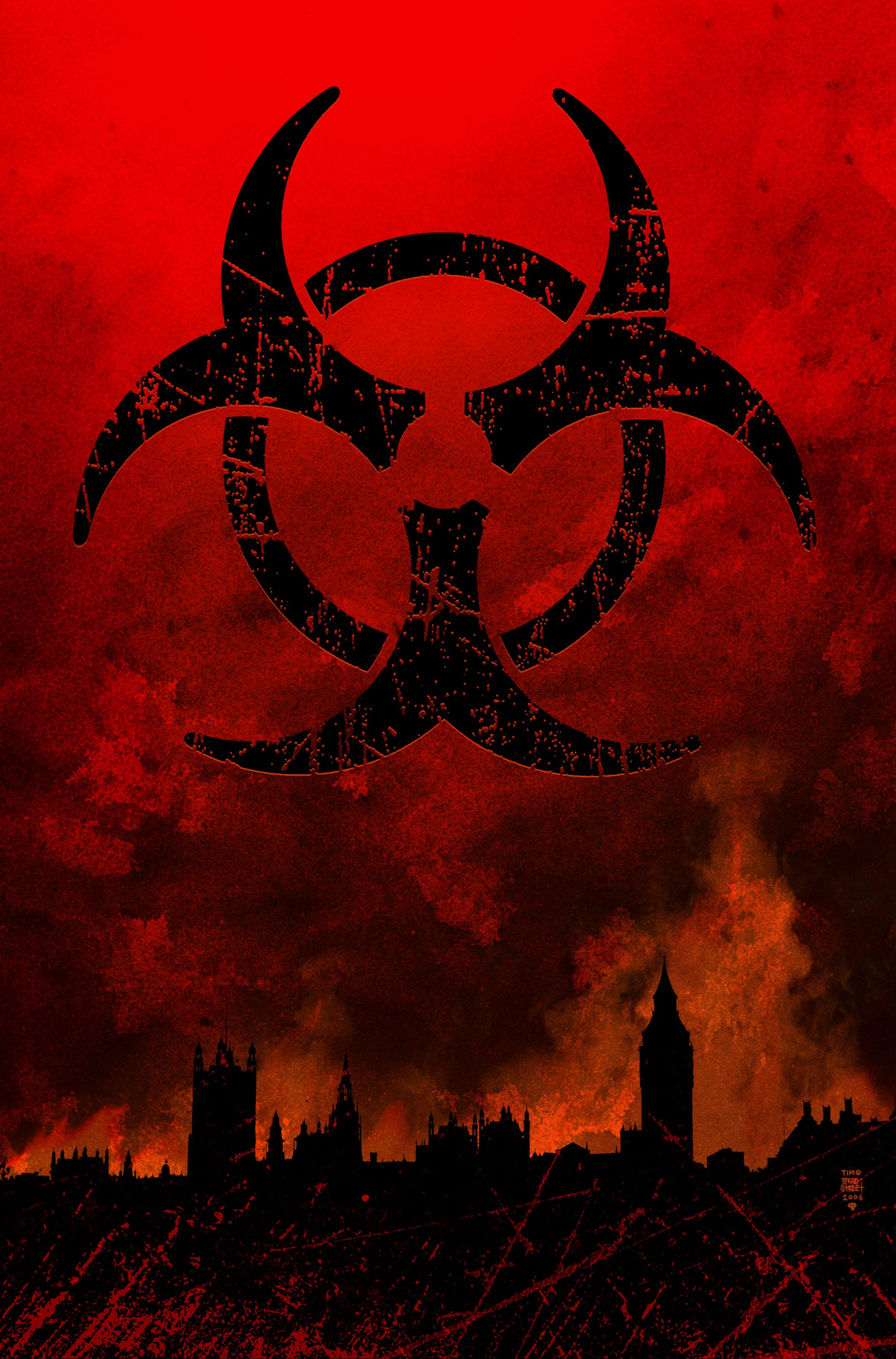 Terror 008 - cuadro decorativo en canvas