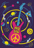 Música Artística 044 - cuadro decorativo en canvas