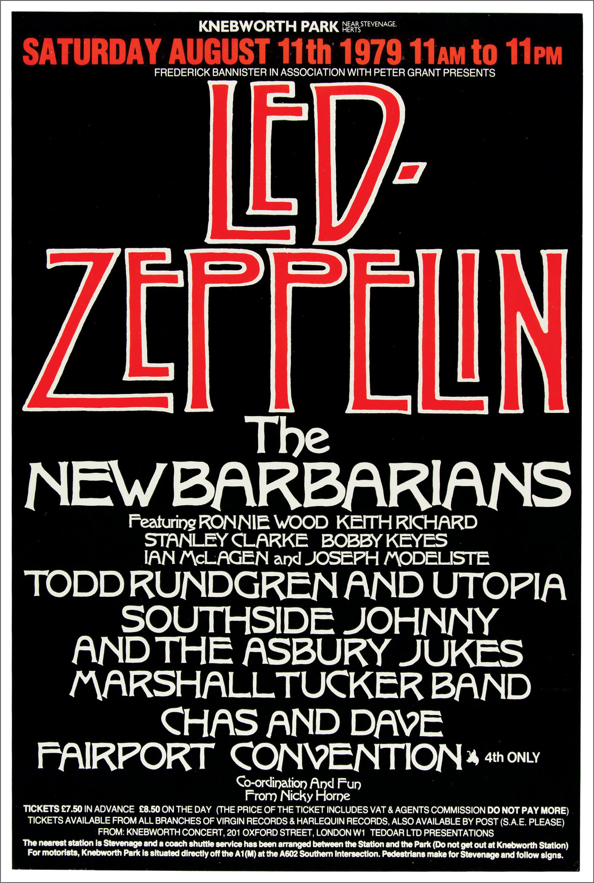 Led Zeppelin 007 - cuadro decorativo en canvas