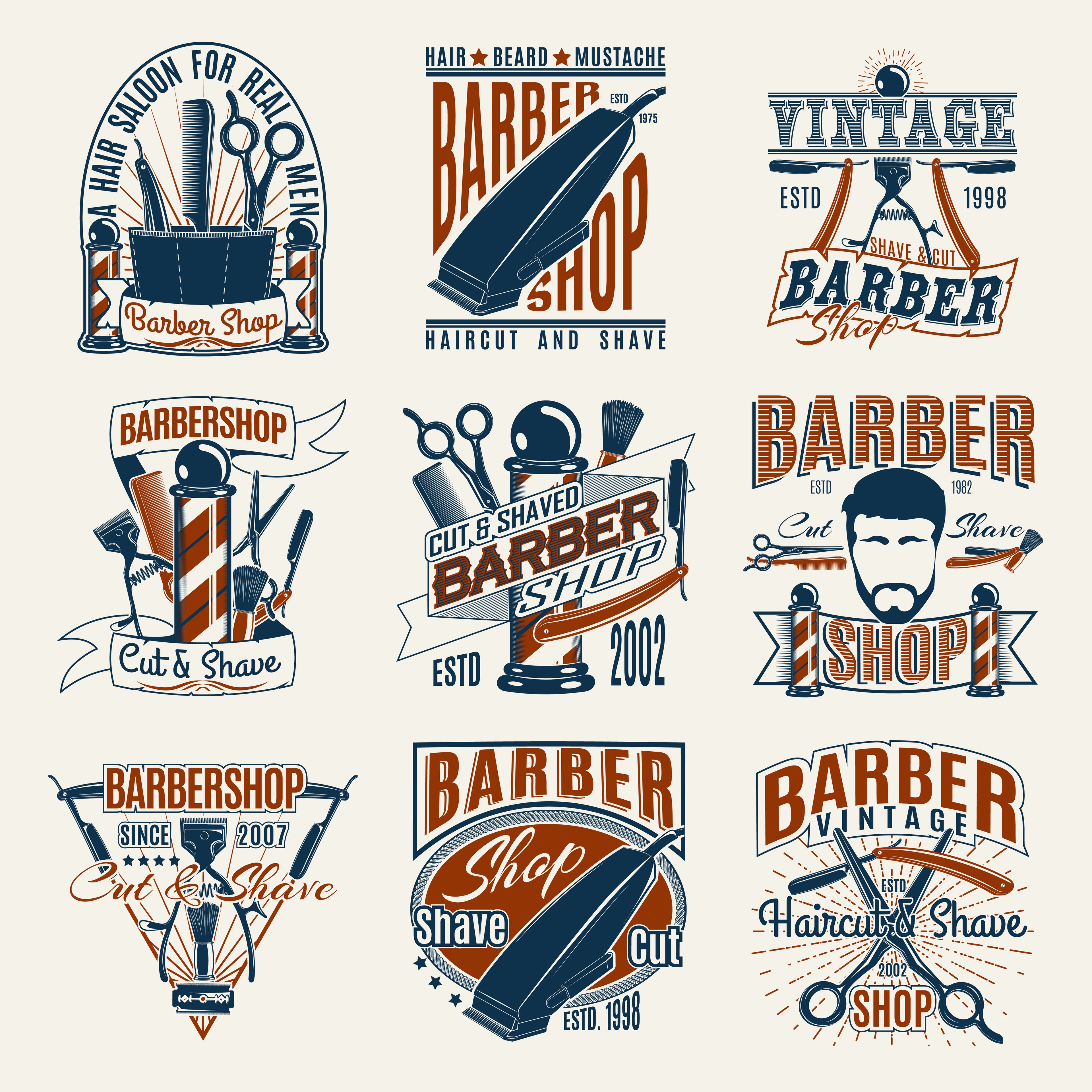 Barbería 020 - Cuadro canvas Canvaradas