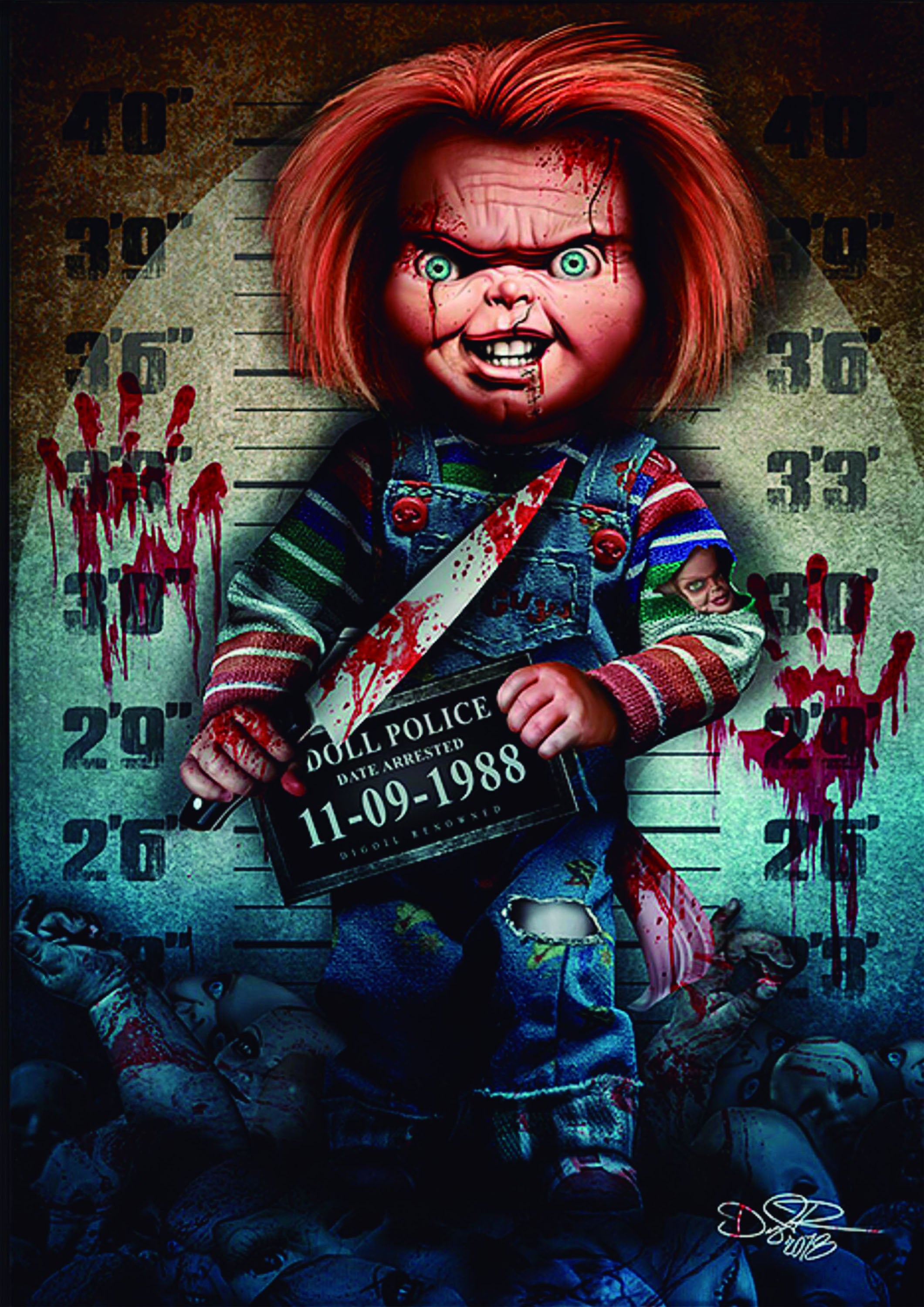 Terror 005 - cuadro decorativo en canvas