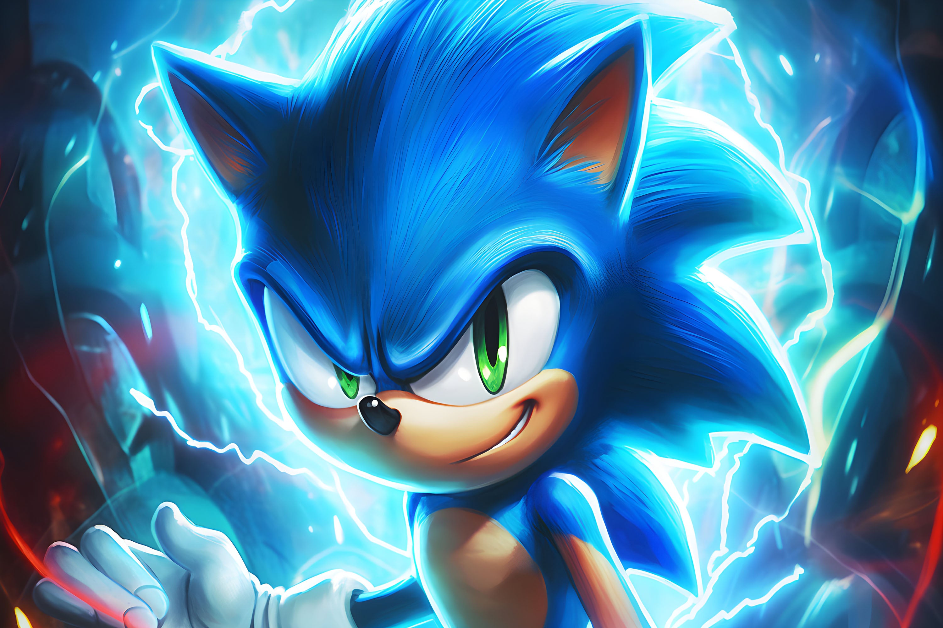 Sonic 032 - cuadro gamer decorativo en canvas