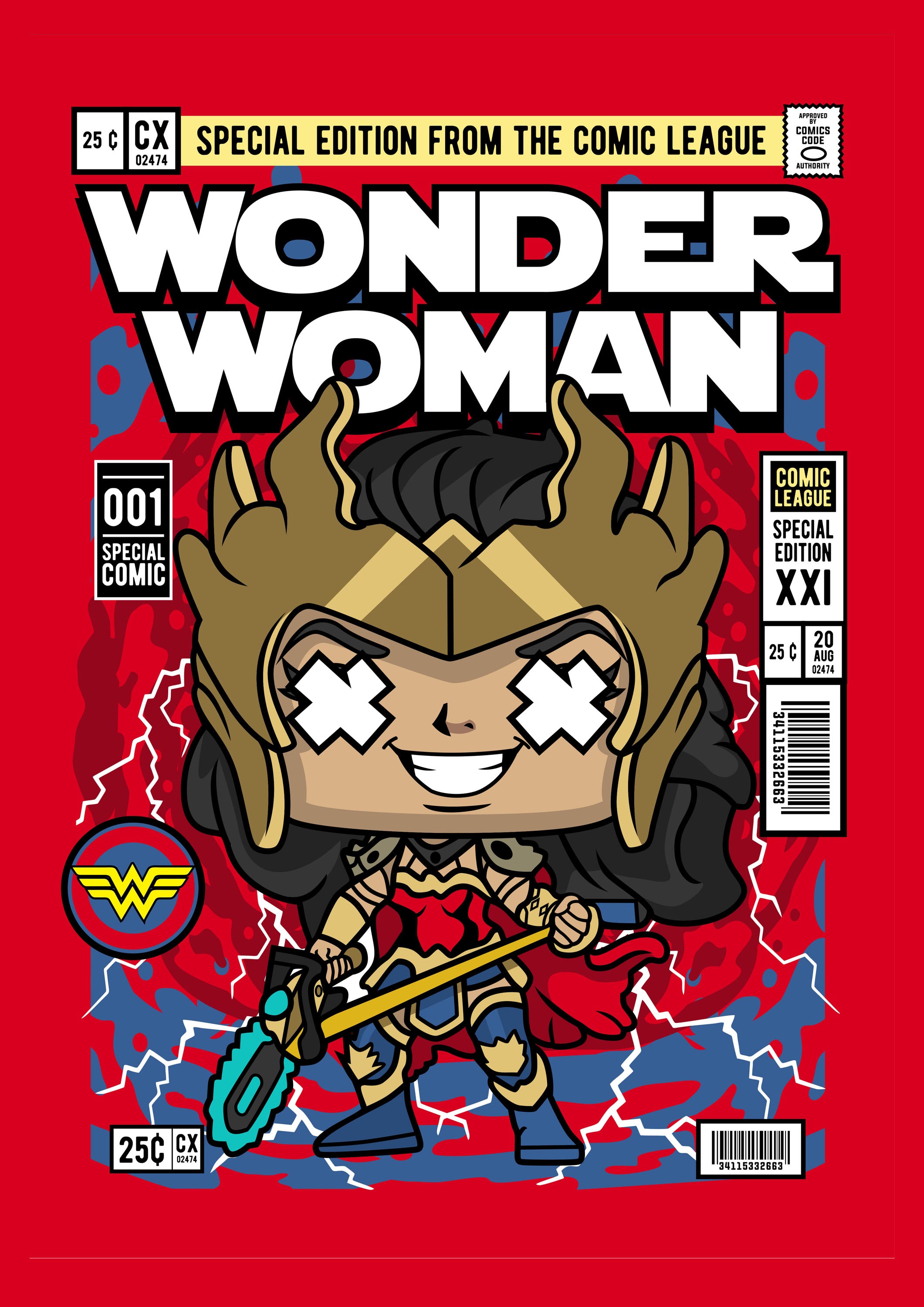 Funko DC Comics 024 - cuadro decorativo en canvas