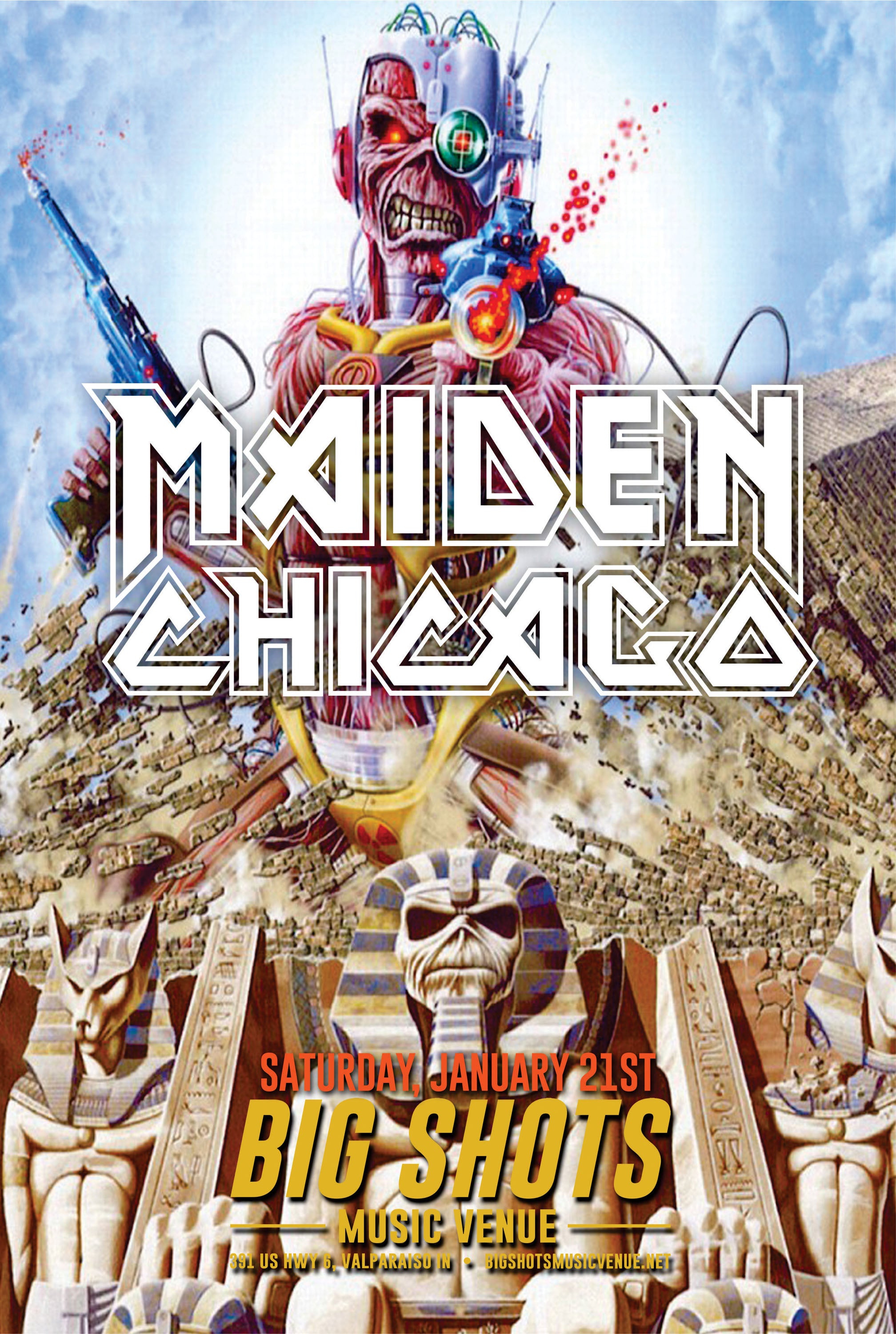 Iron Maiden 005 - cuadro decorativo en canvas