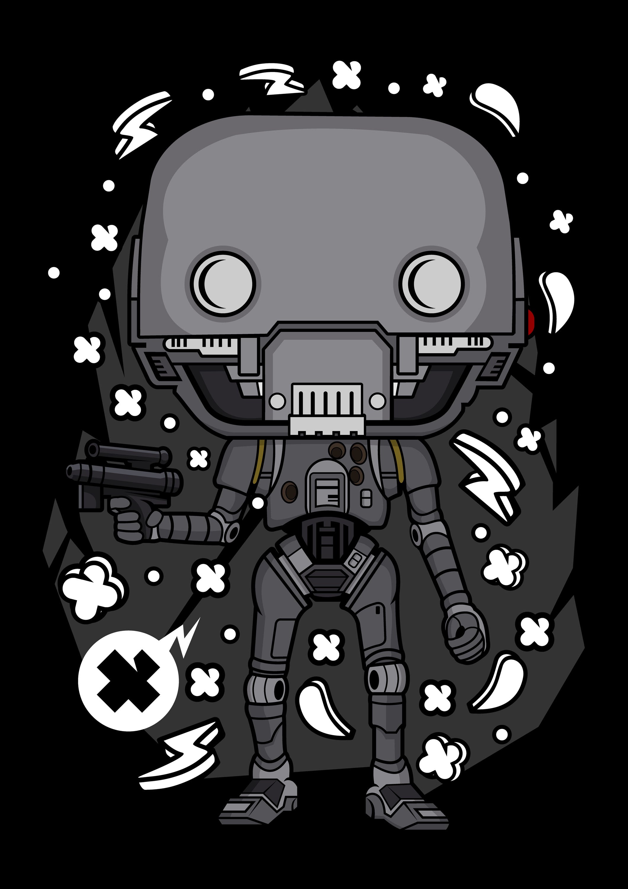 Funko Troopers 039 - cuadro decorativo en canvas