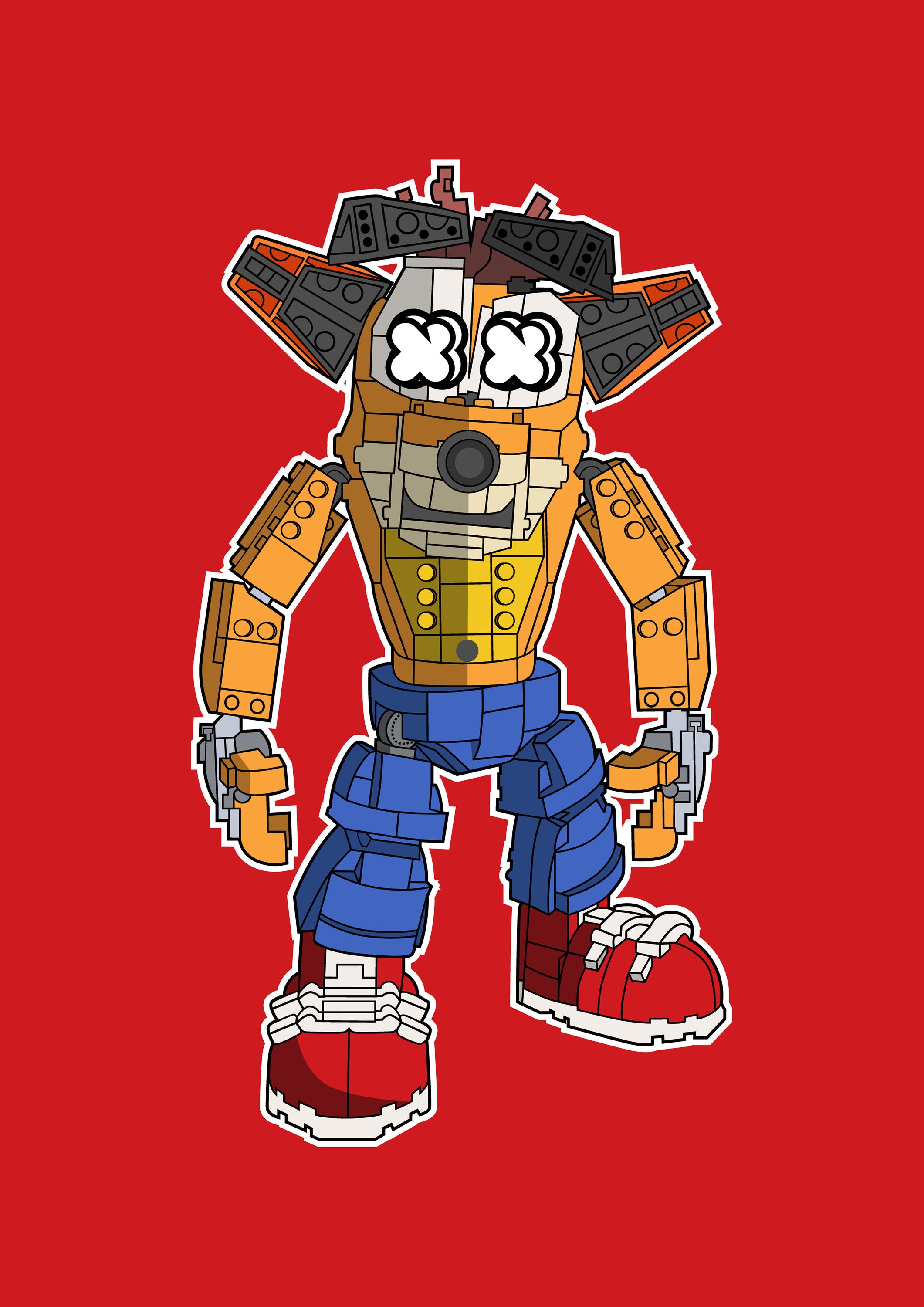 Funko Lego 010 - cuadro decorativo en canvas