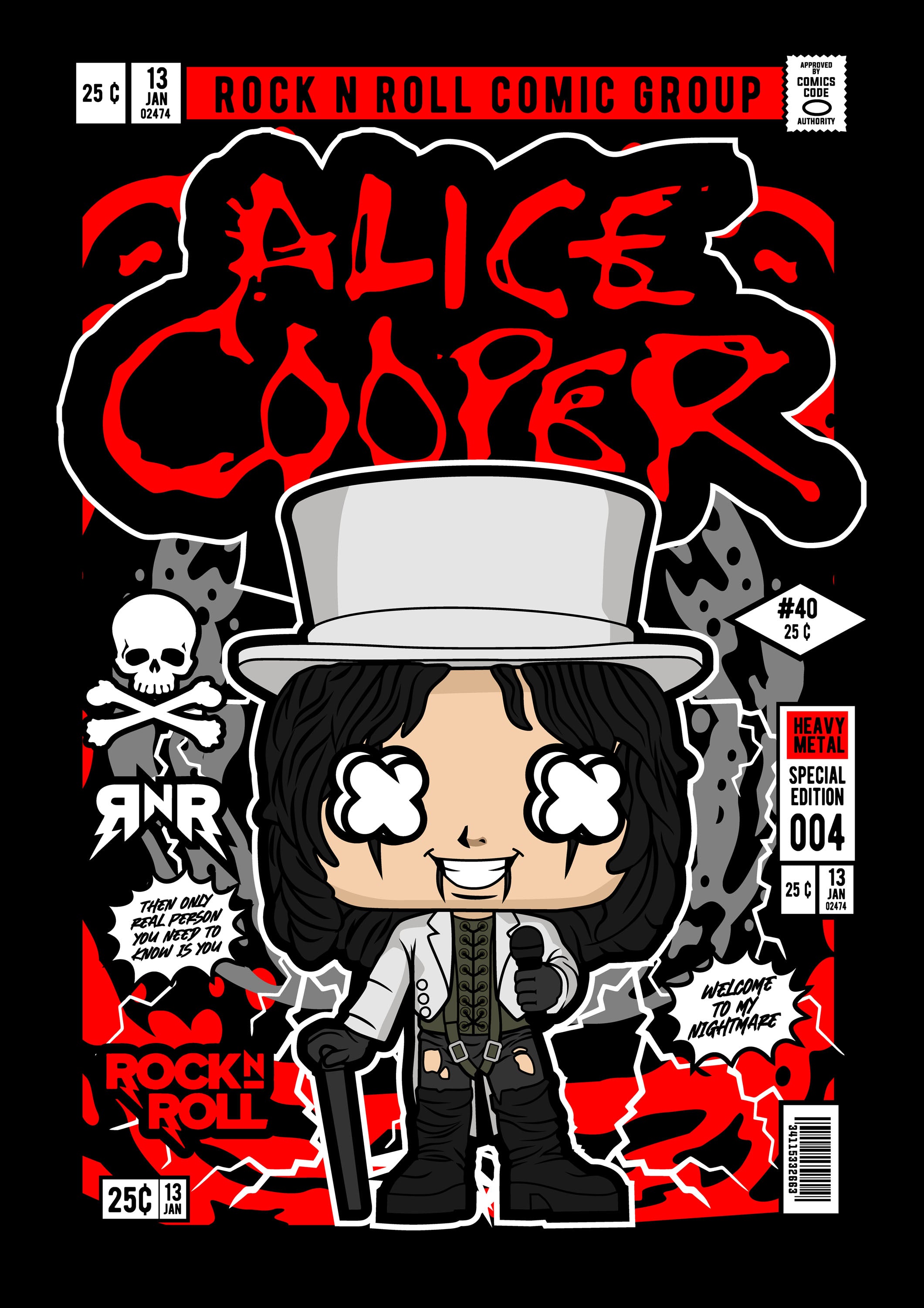 Funko Rock 006 - cuadro decorativo en canvas