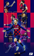 Estrellas del Fútbol 003 - cuadro decorativo en canvas