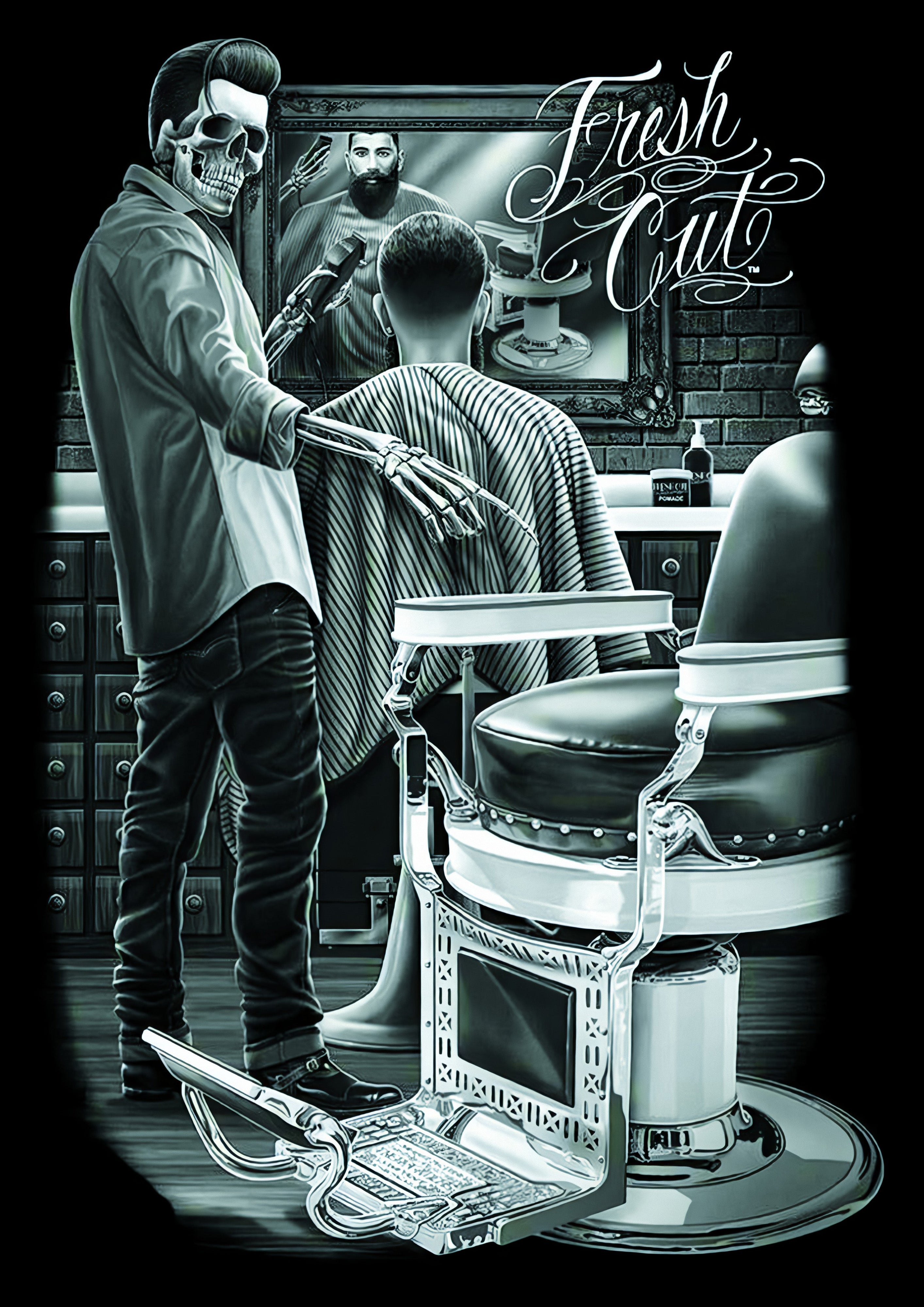 Barbería 019 - Cuadro canvas Canvaradas
