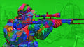 Counter Strike 015 - cuadro gamer decorativo en canvas